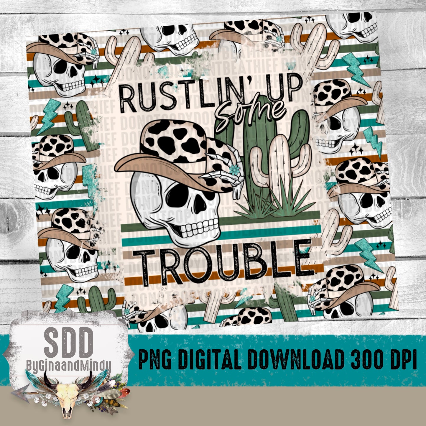 Rustlin' Up Some Trouble 20oz Tumbler