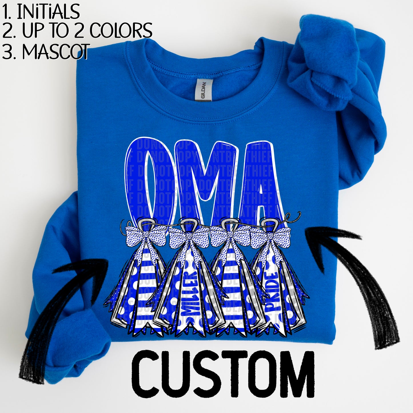 School Spirit Flags CUSTOM