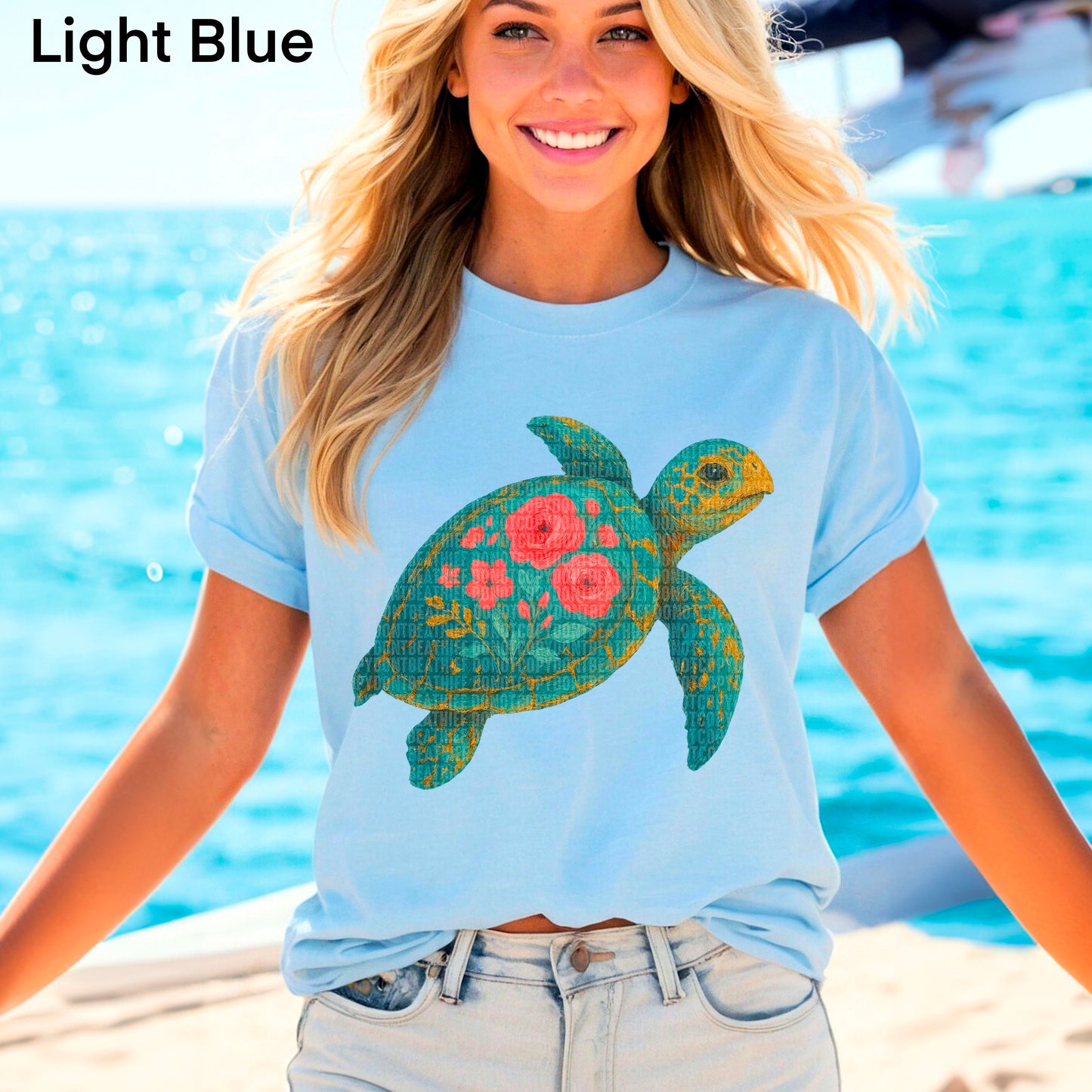 Floral Sea Turtle