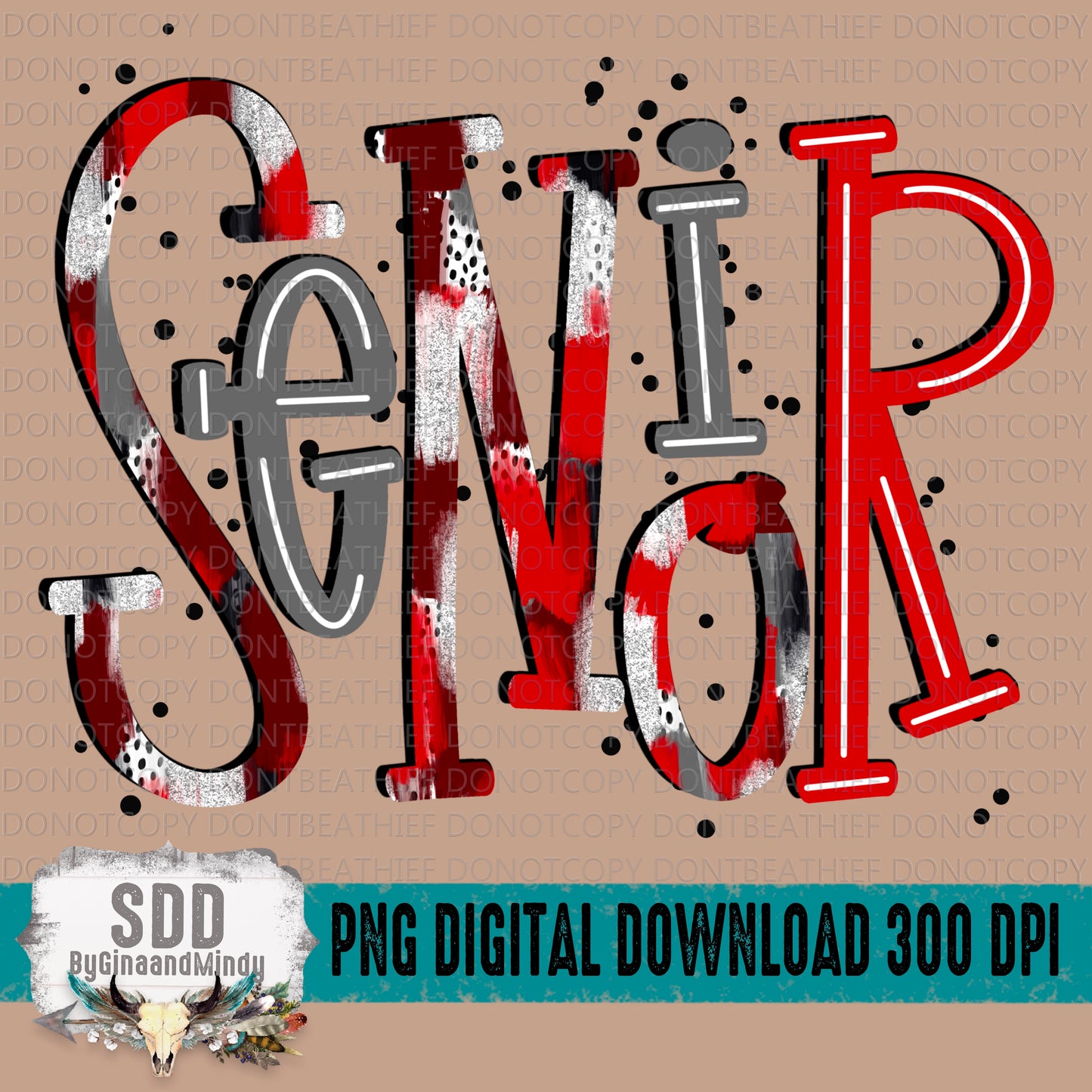Senior (Blk/Gray/Red)