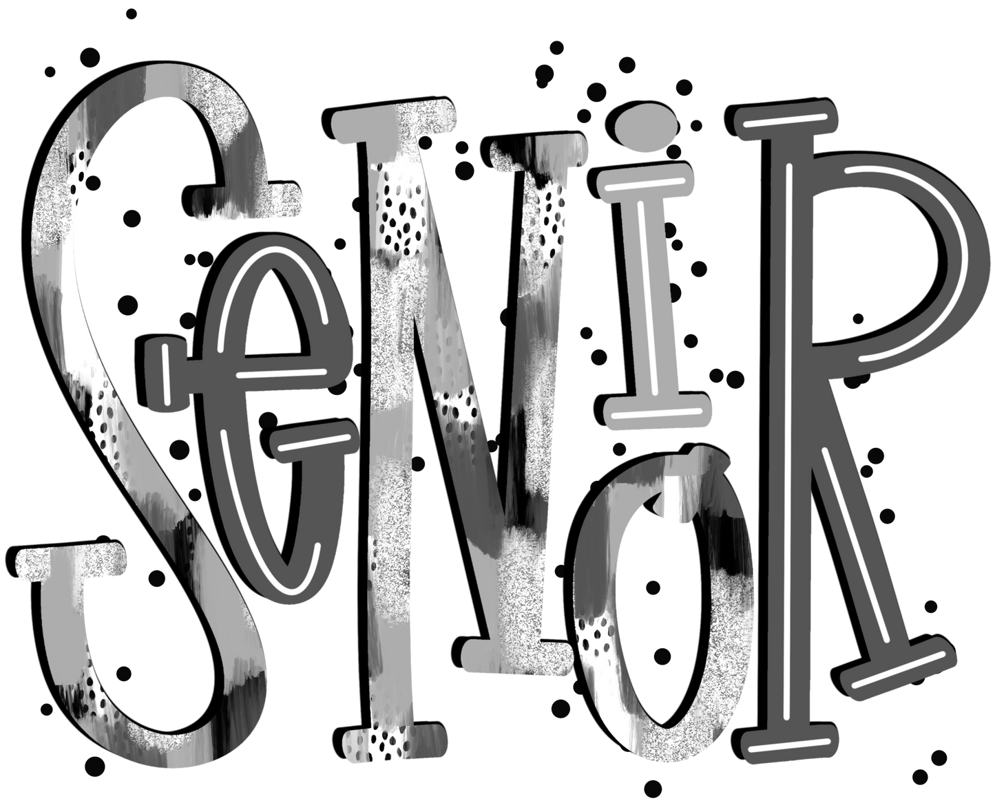 Senior (Black/Gray/White)