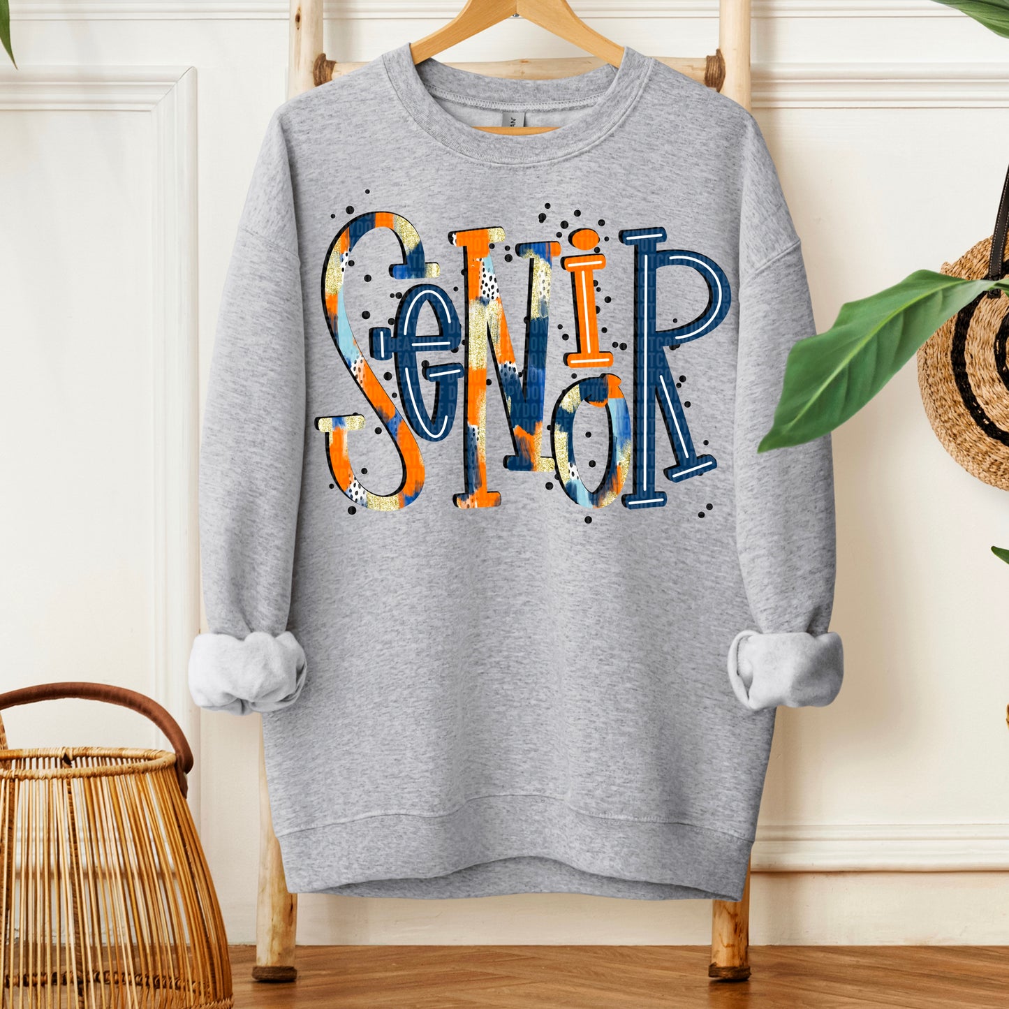 Senior (Orange/Navy)