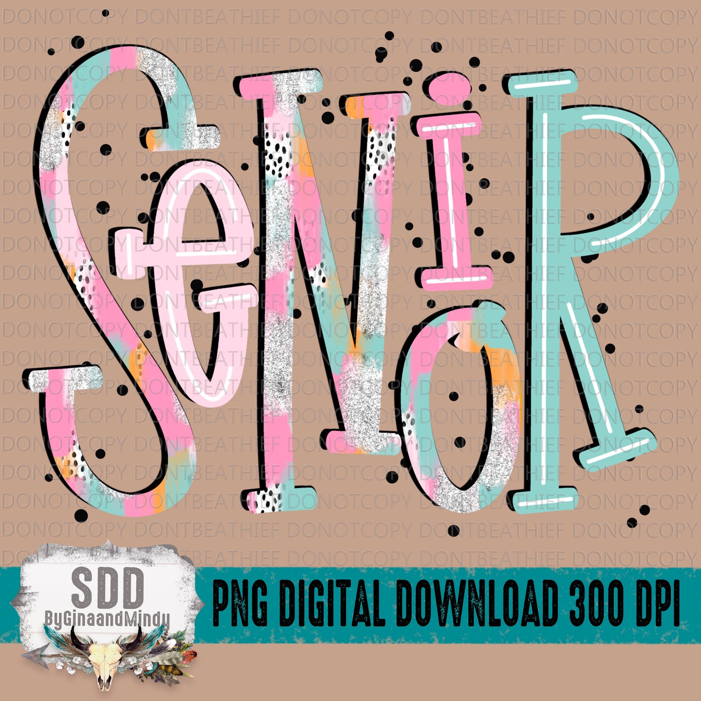 Senior (Pink/lightBlue/White)