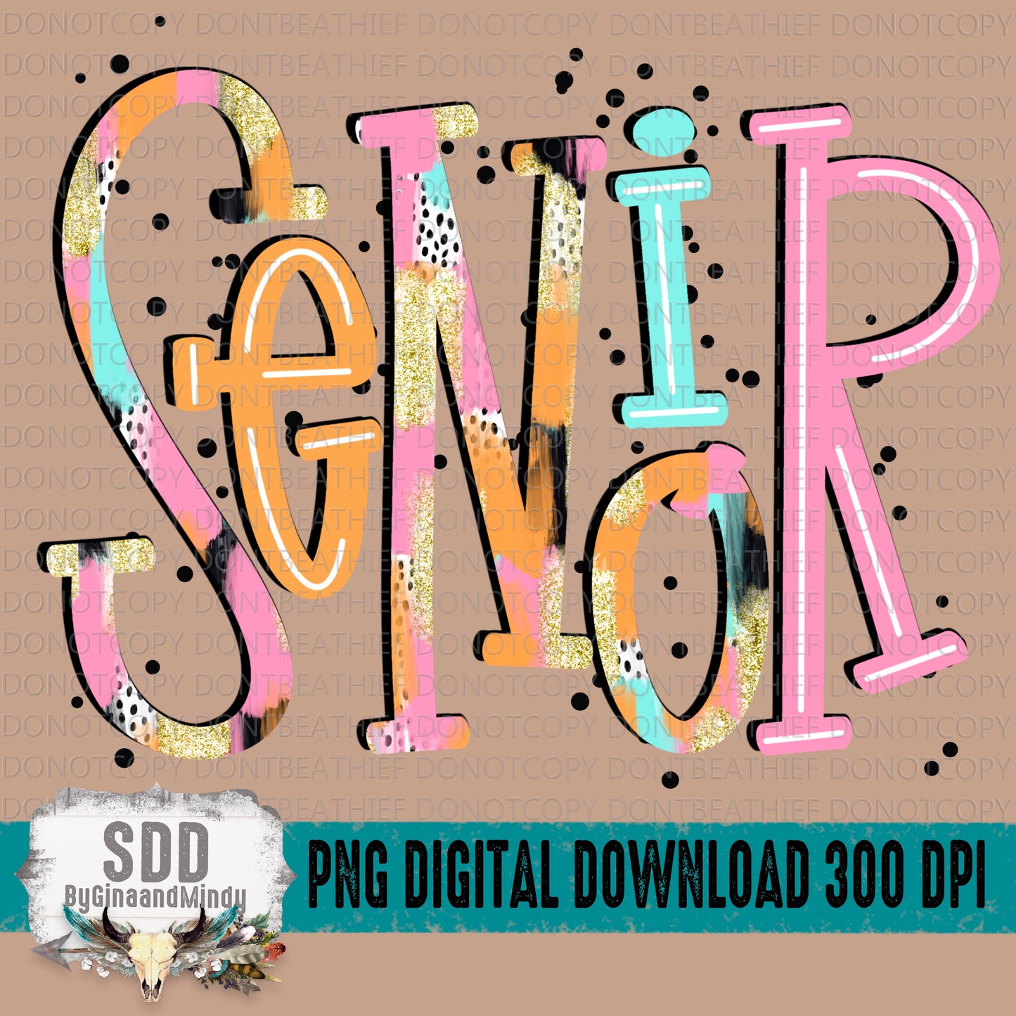 Senior (Pink/Orange/Blue)