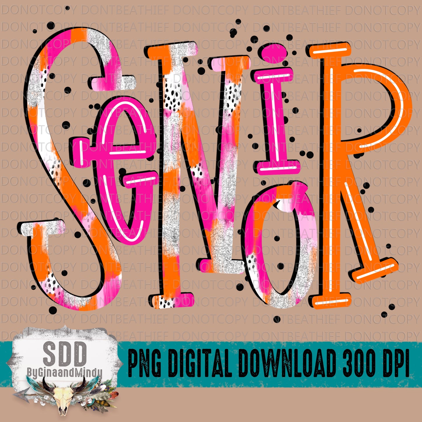 Senior (Pink/Orange)