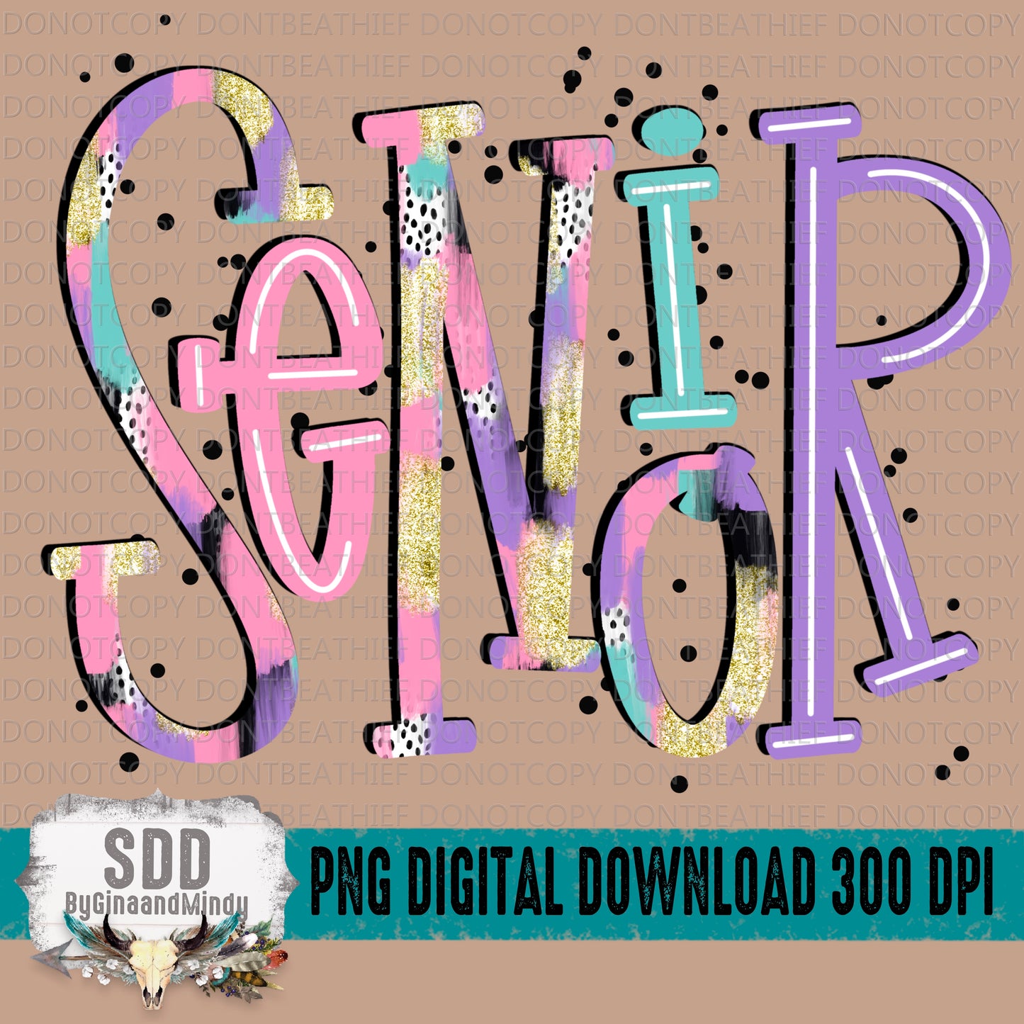 Senior (Pink/Purple/Aqua)