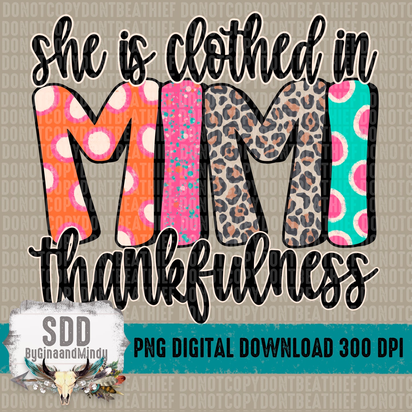 Clothed in Thankfulness MIMI