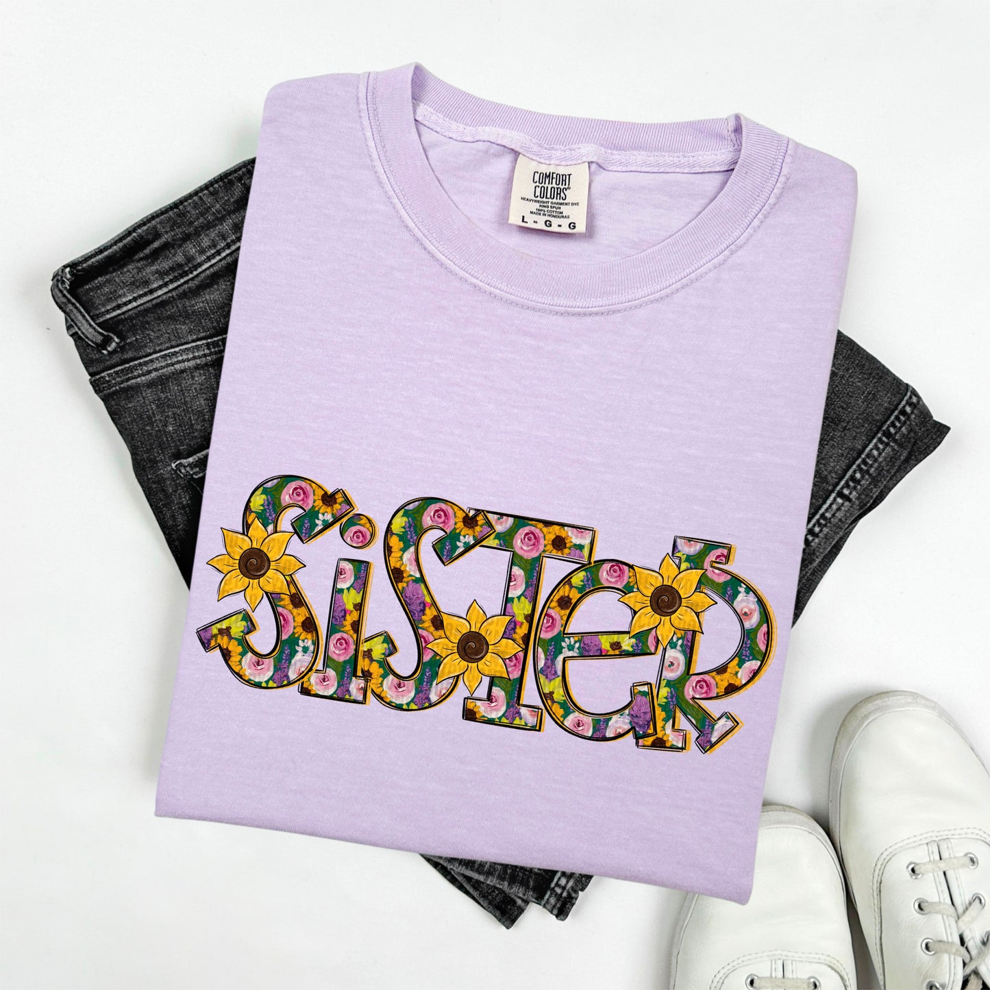 Floral Sunflowers; Sister
