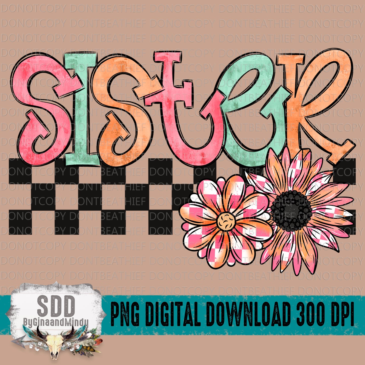 Sister Spring Checkered