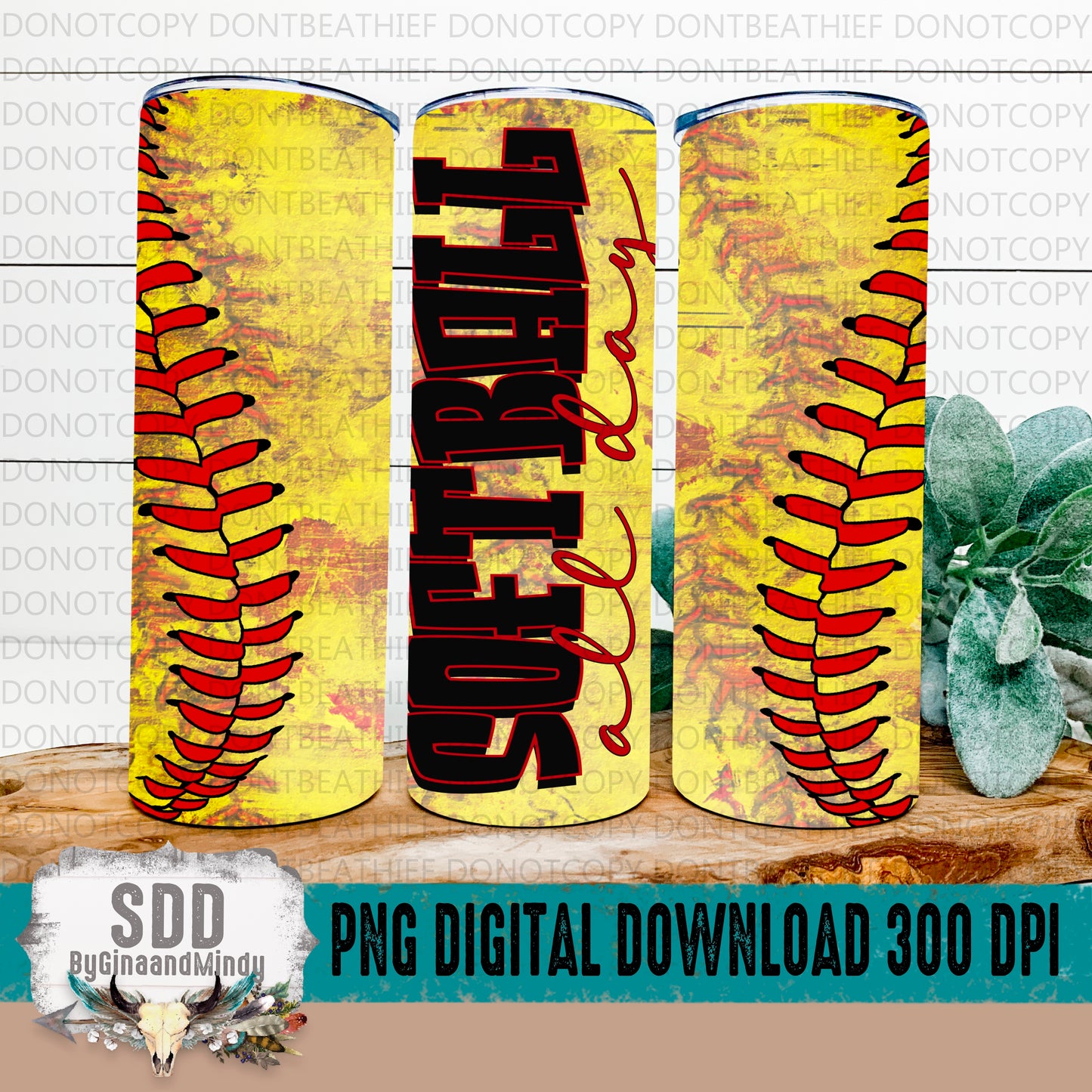 Softball All Day - 20oz Tumbler