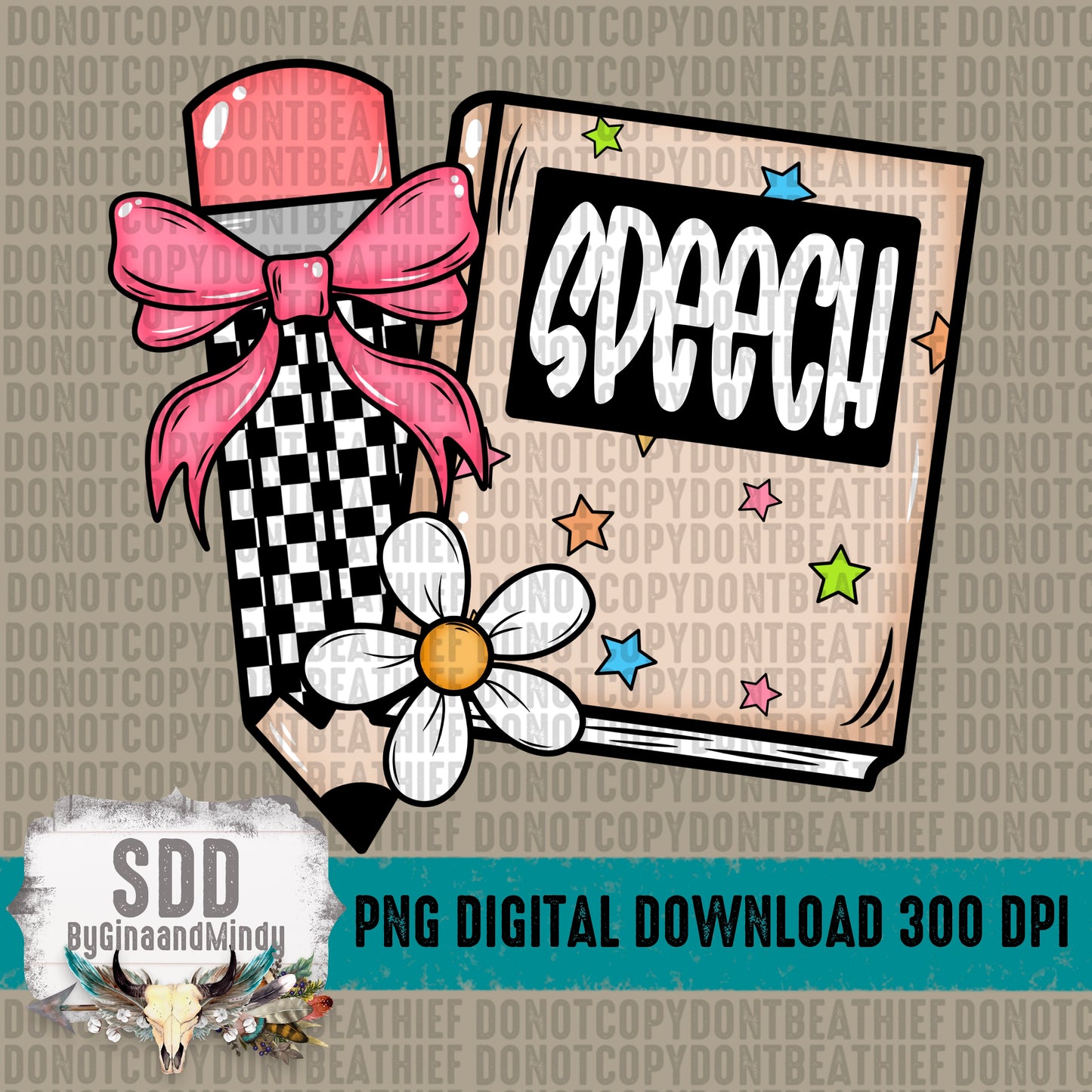 Checkered Pencil Speech