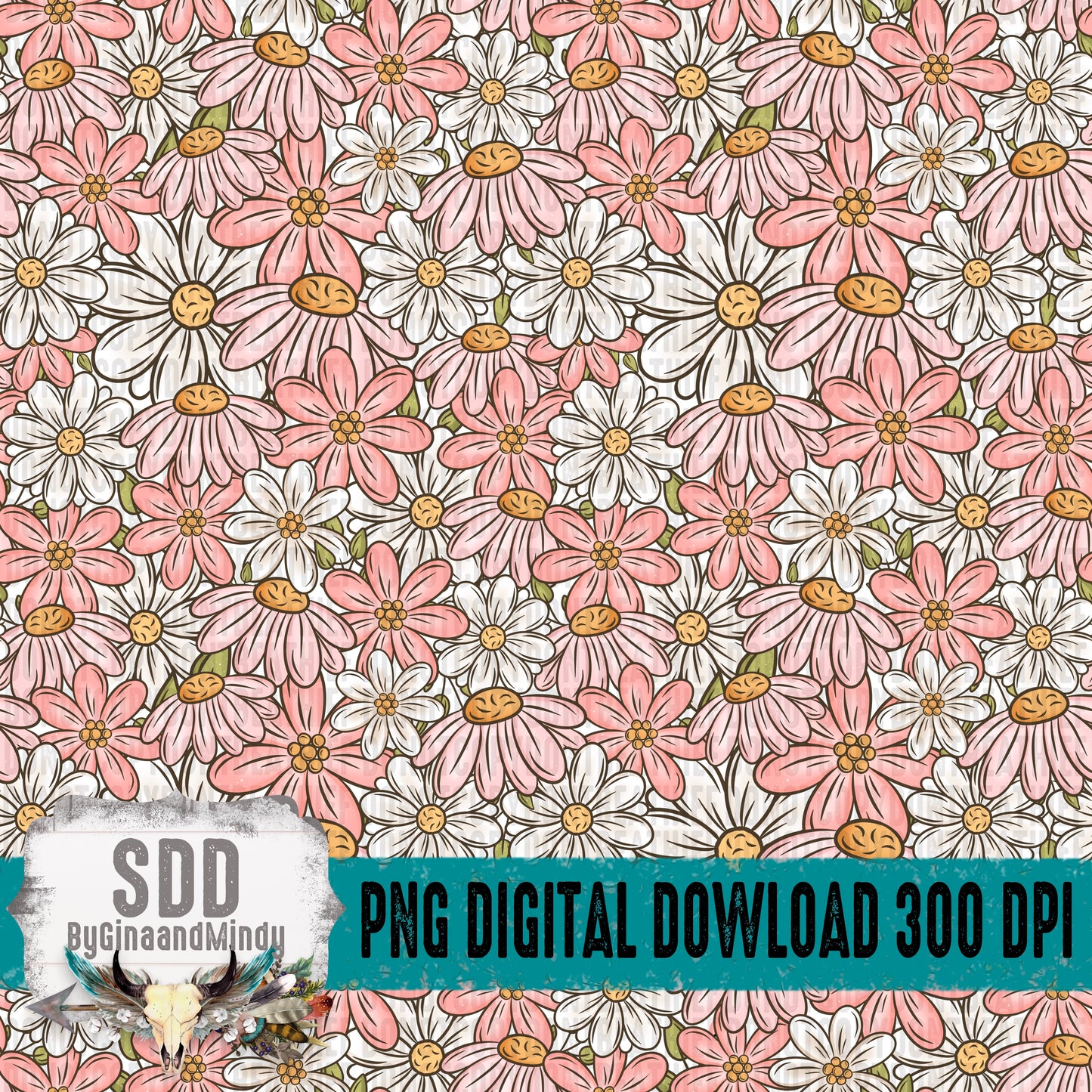 Spring Floral Seamless Bundle