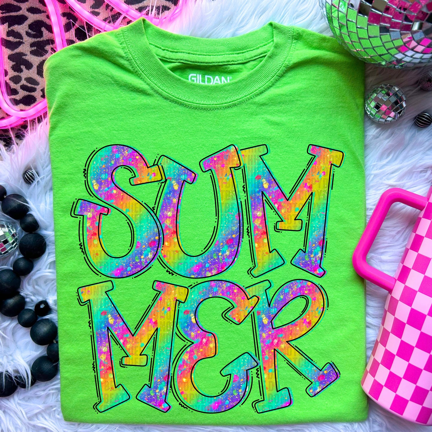 Summer Neon Glitter