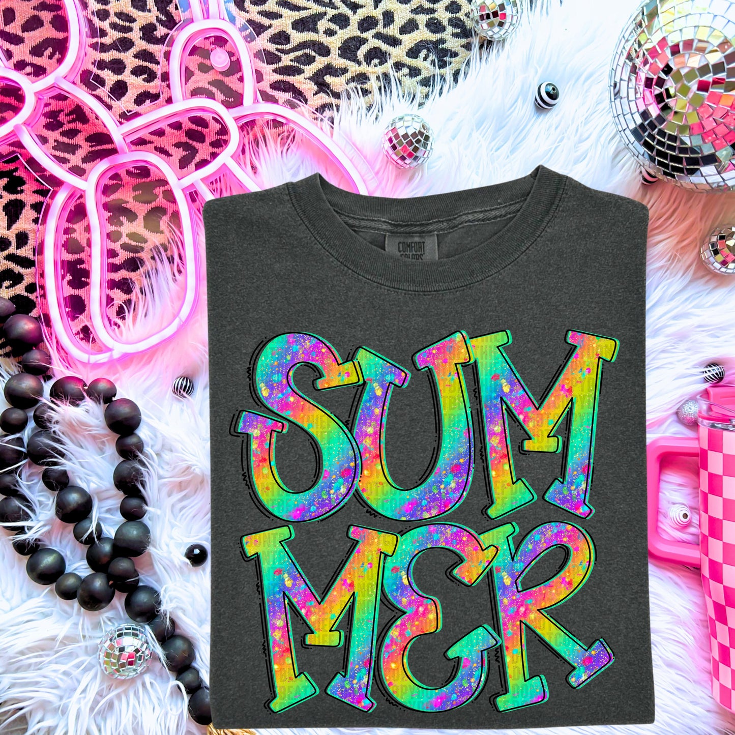 Summer Neon Glitter