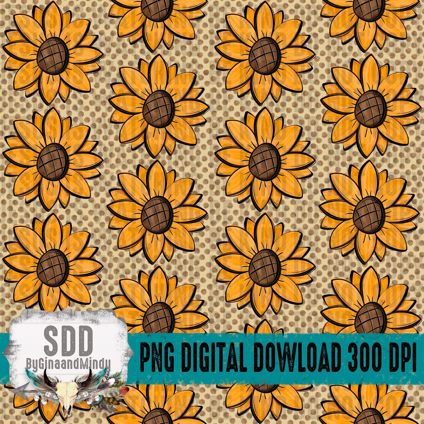 Sunflower Seamless Bundle