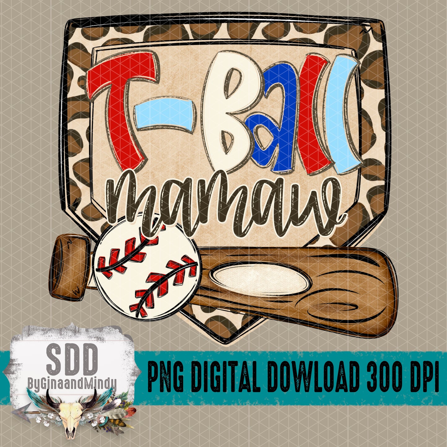 T-Ball Mamaw DIY (Font Used KA-Sadie May Bold)