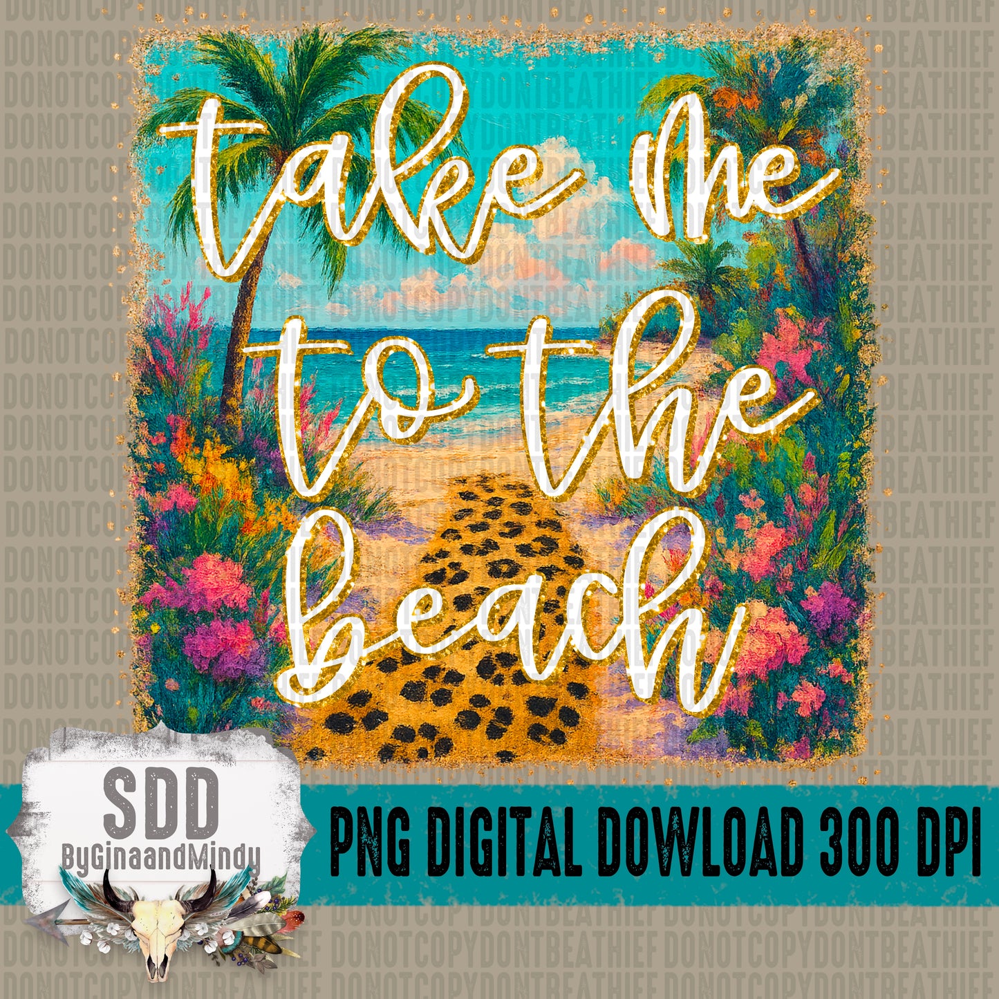 Take Me to the Beach Glitter