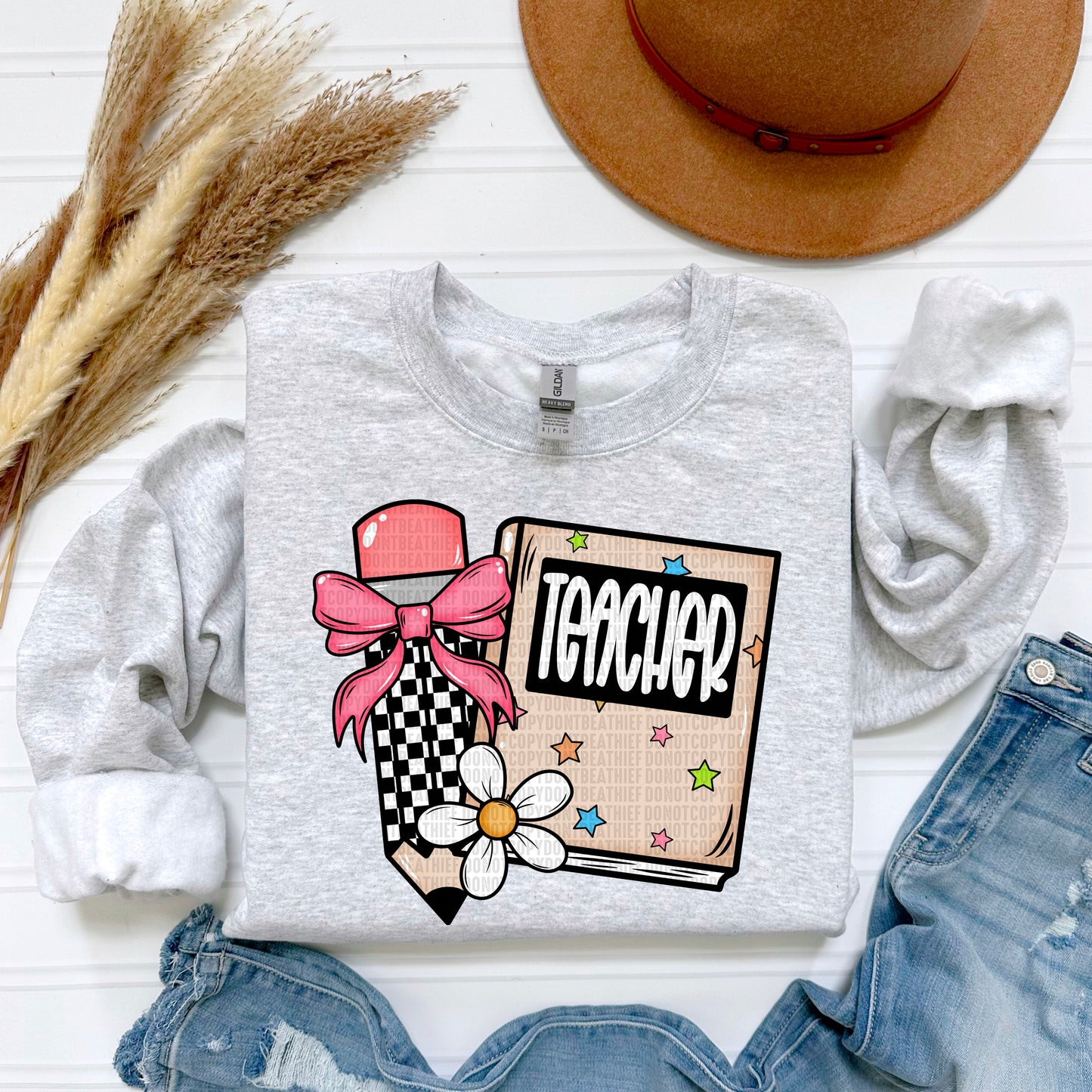 Checkered Pencil Teacher