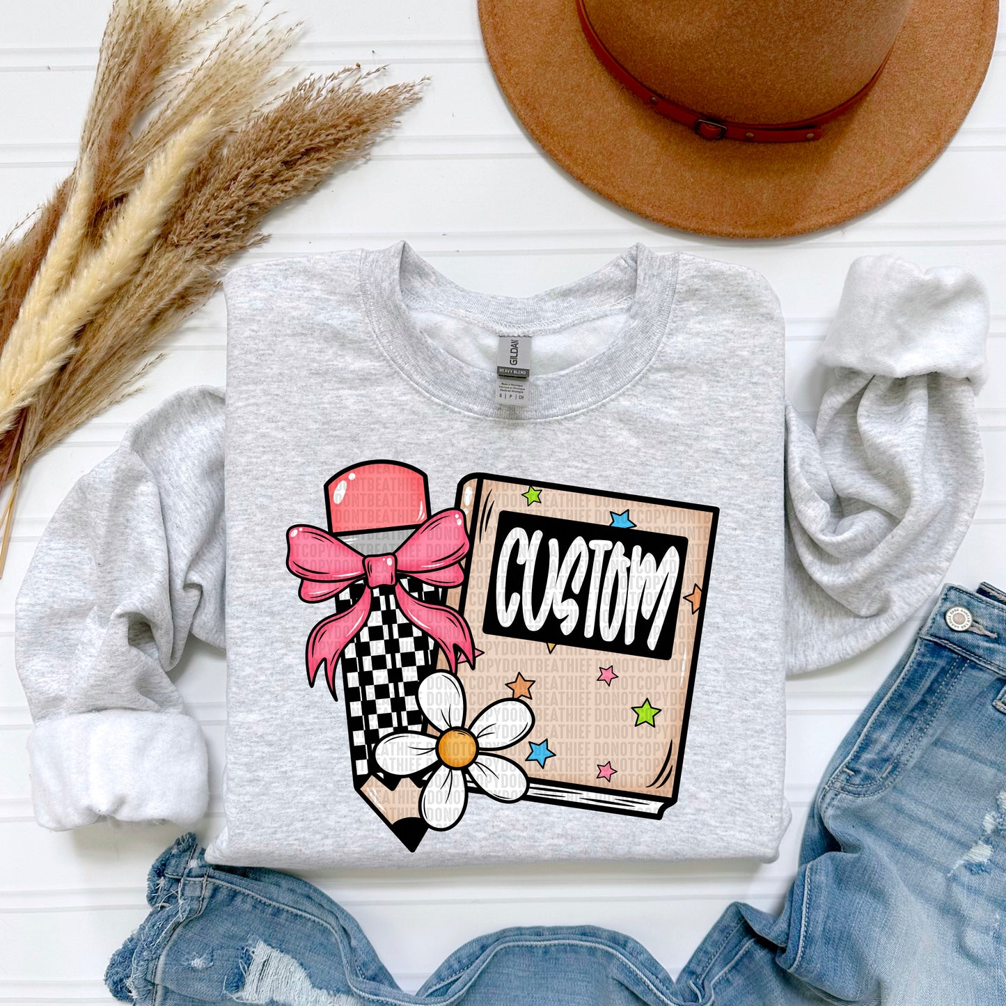 Custom Checkered Pencil