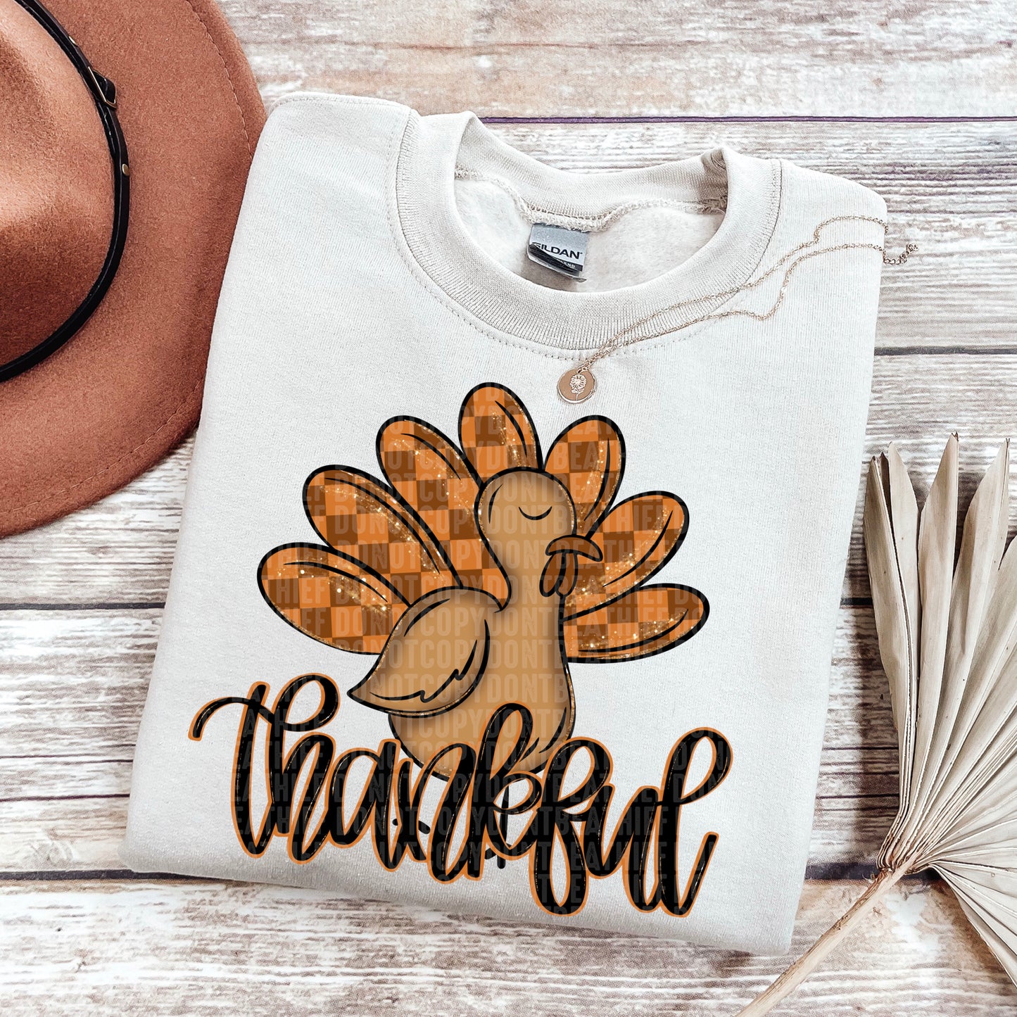 Thankful Checker Turkey