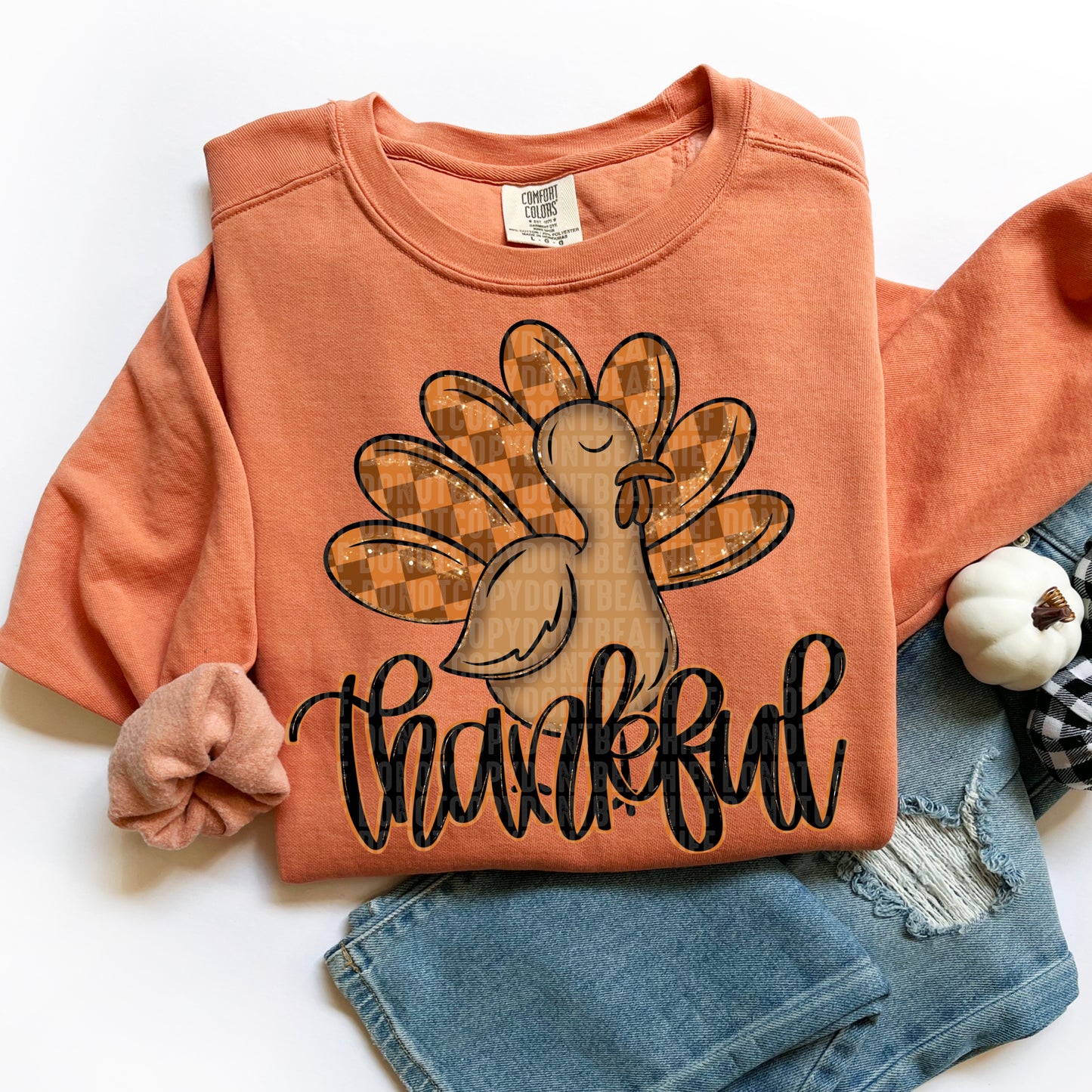 Thankful Checker Turkey