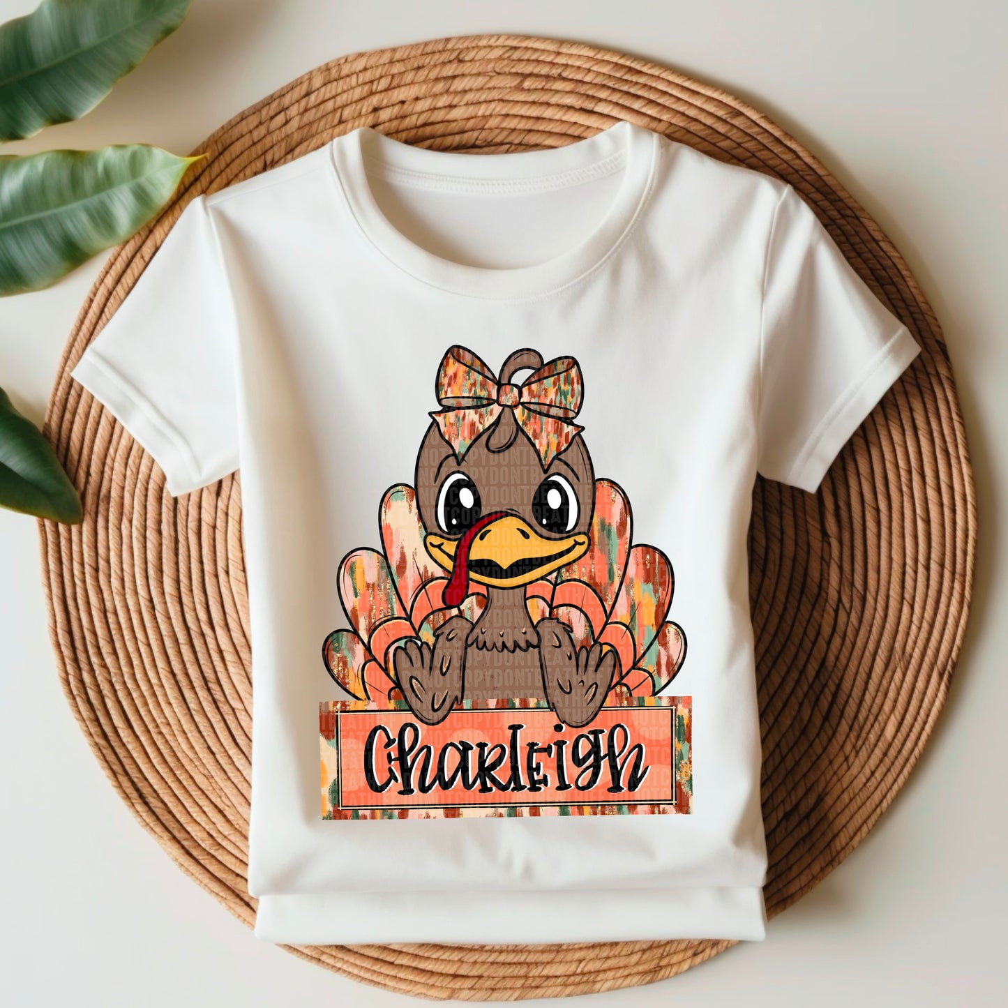 Turkey Name Plate Girl