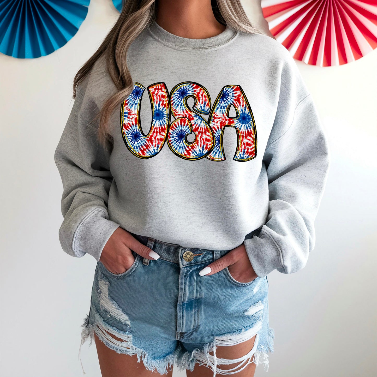 USA Doodle Letters