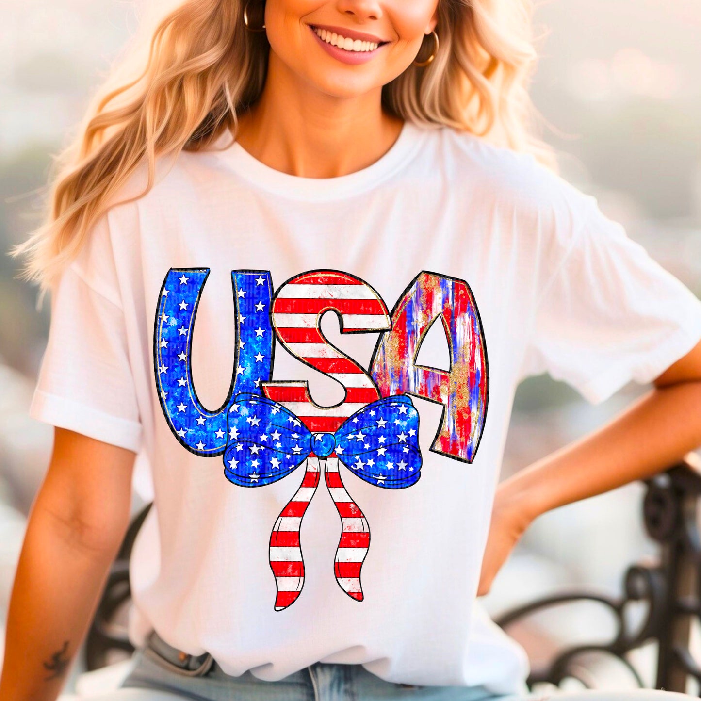 USA Doodle & Bow