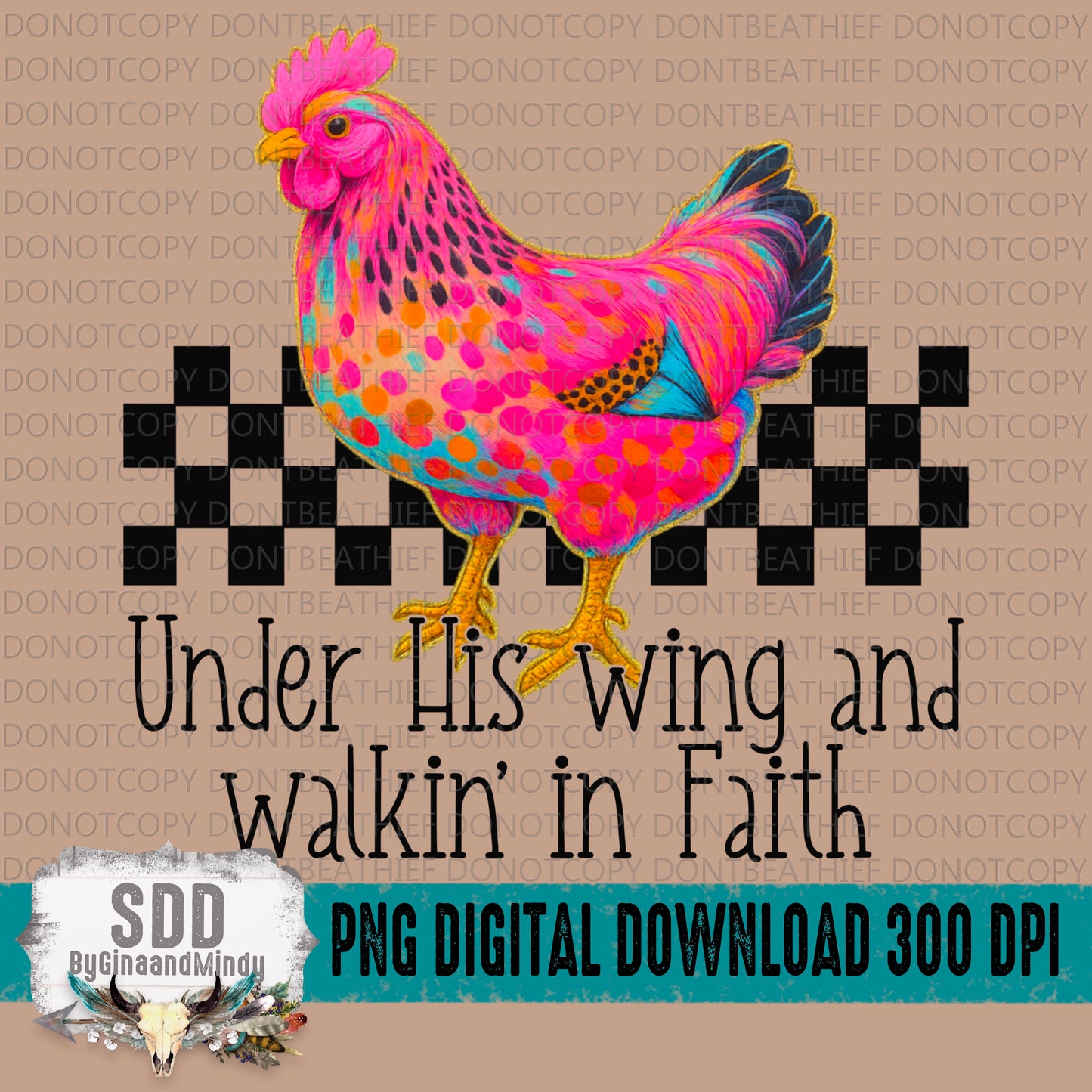 Under His Wing and Walkin' in Faith