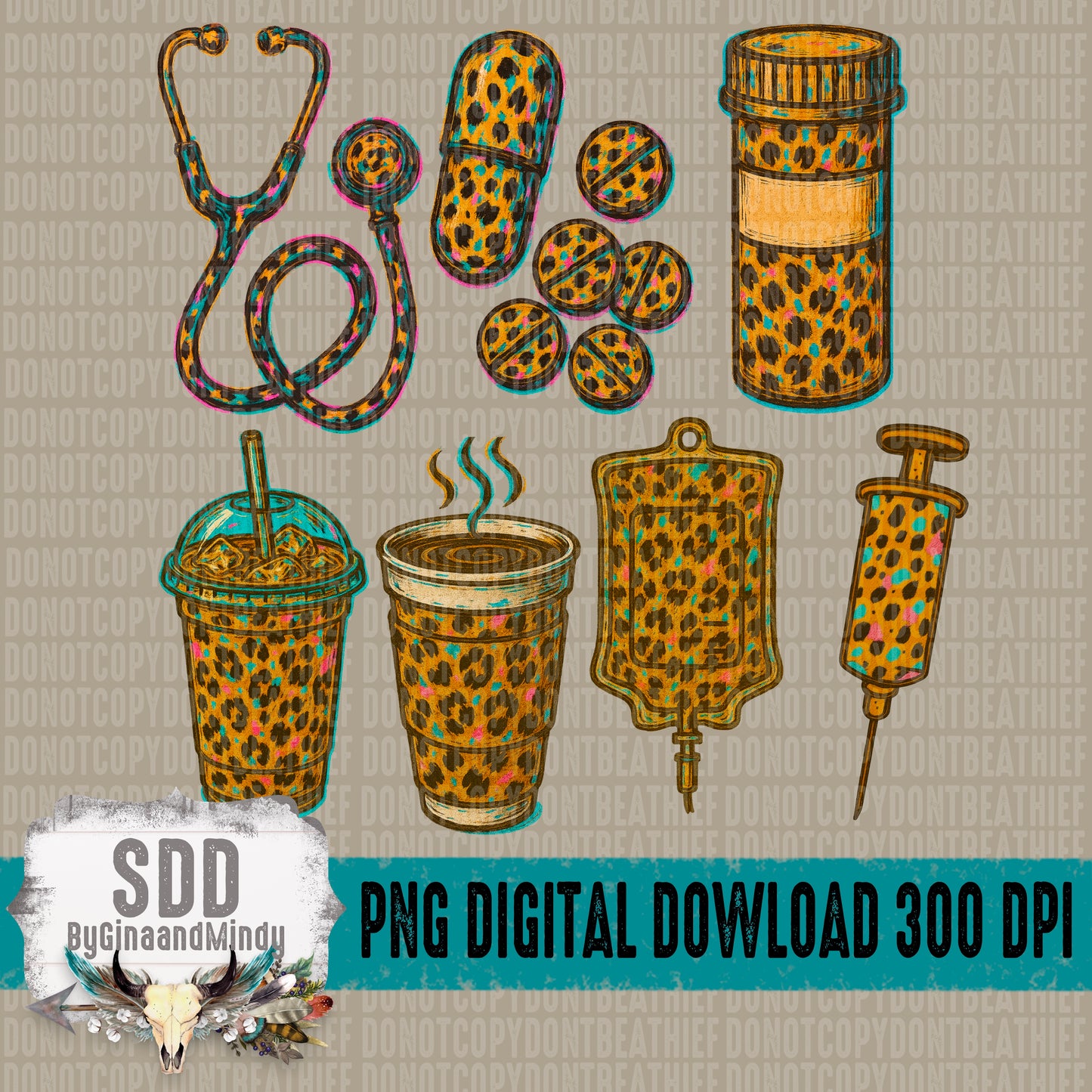 Clipart Bundle; 50 Pieces