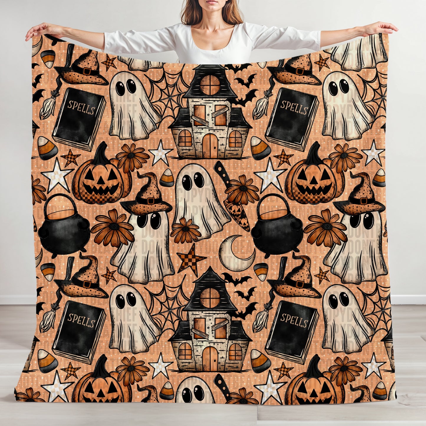 Vintage Spooky Halloween Seamless Bundle