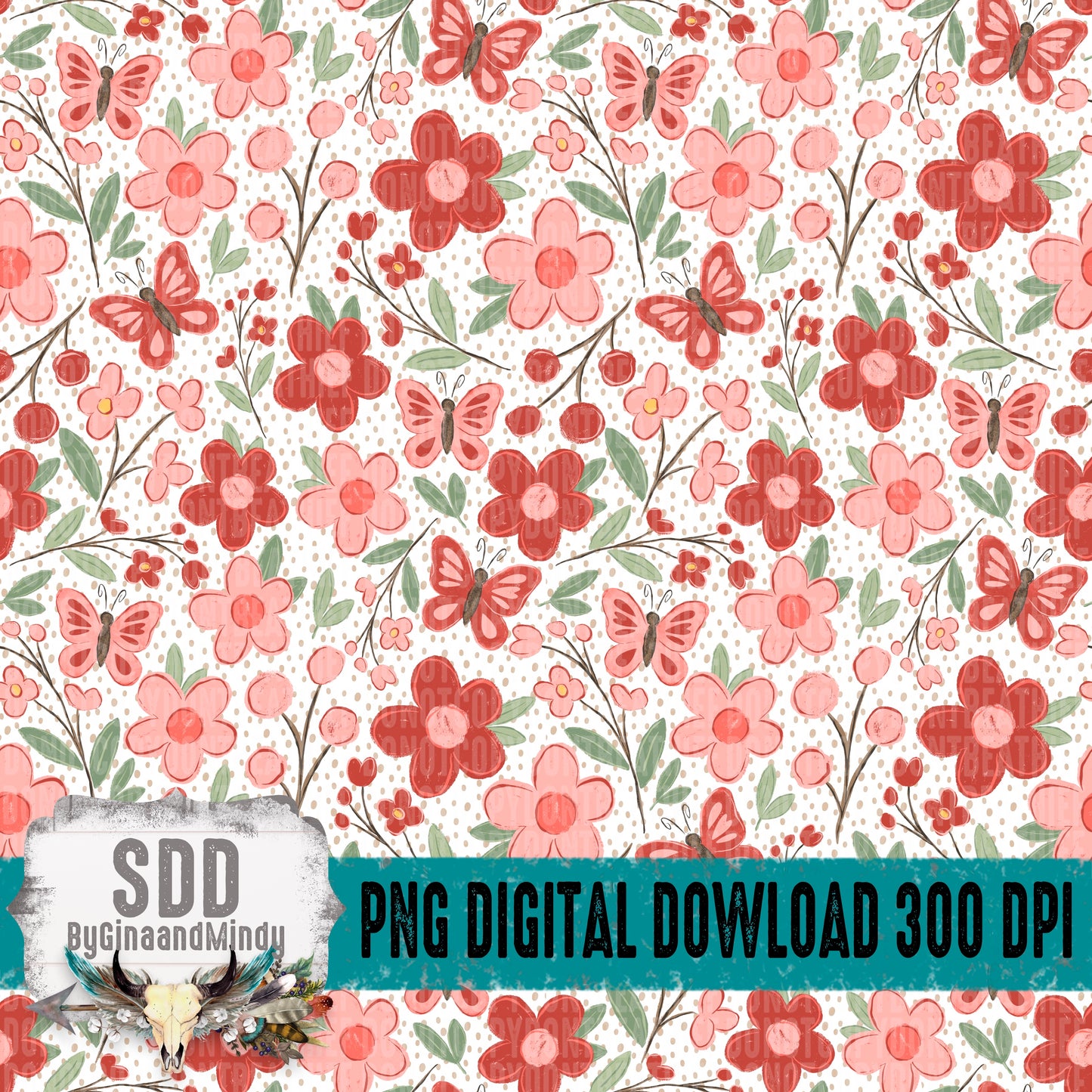 Wildflowers Seamless Bundle