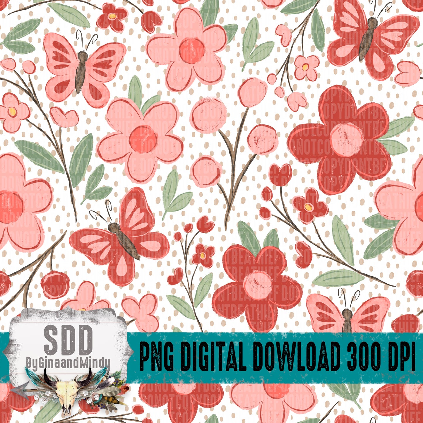 Wildflowers Seamless Bundle