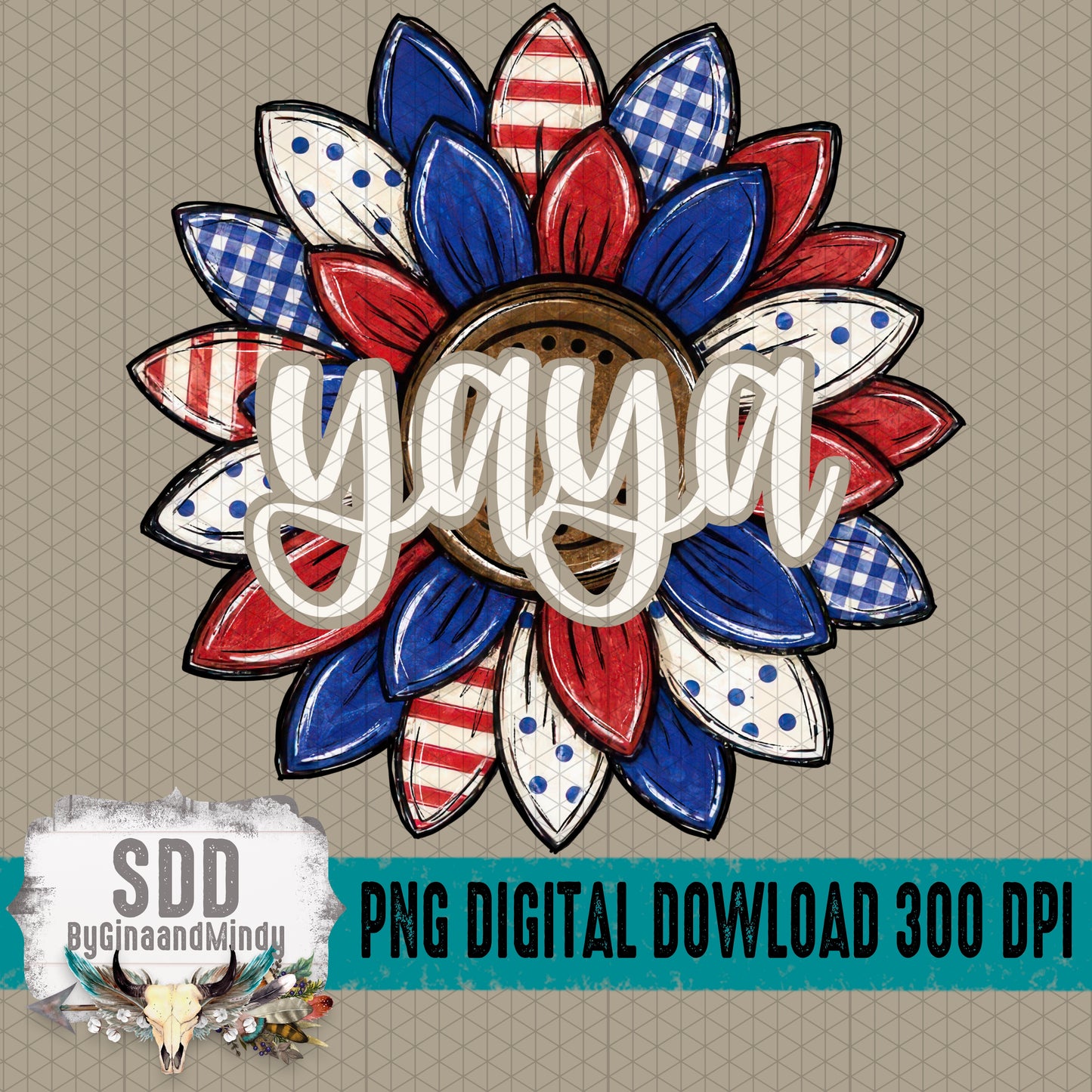 Patriotic Sunflower Collection; Yaya