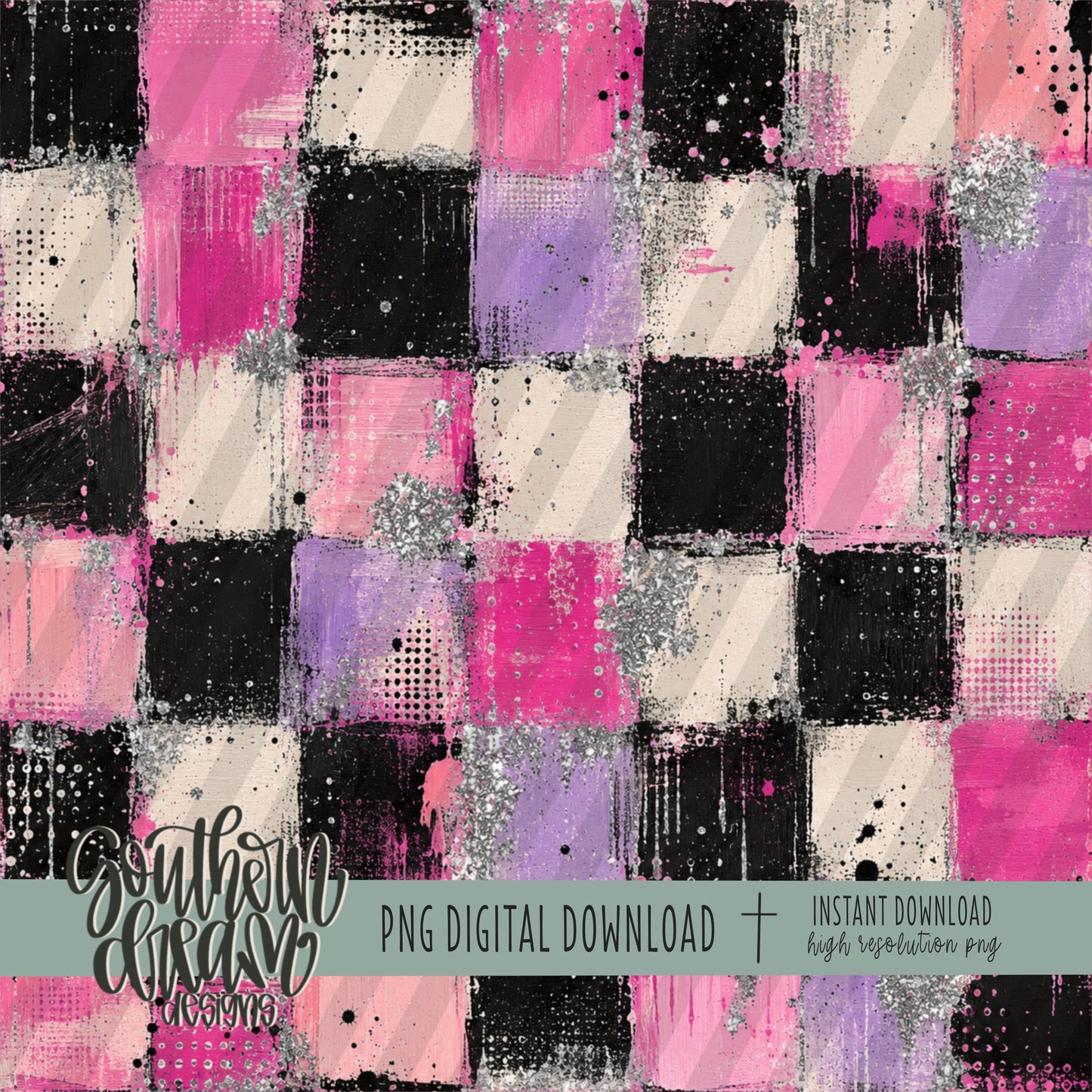 Painted Rebel Digital Paper BUNDLE (Not Seamless)