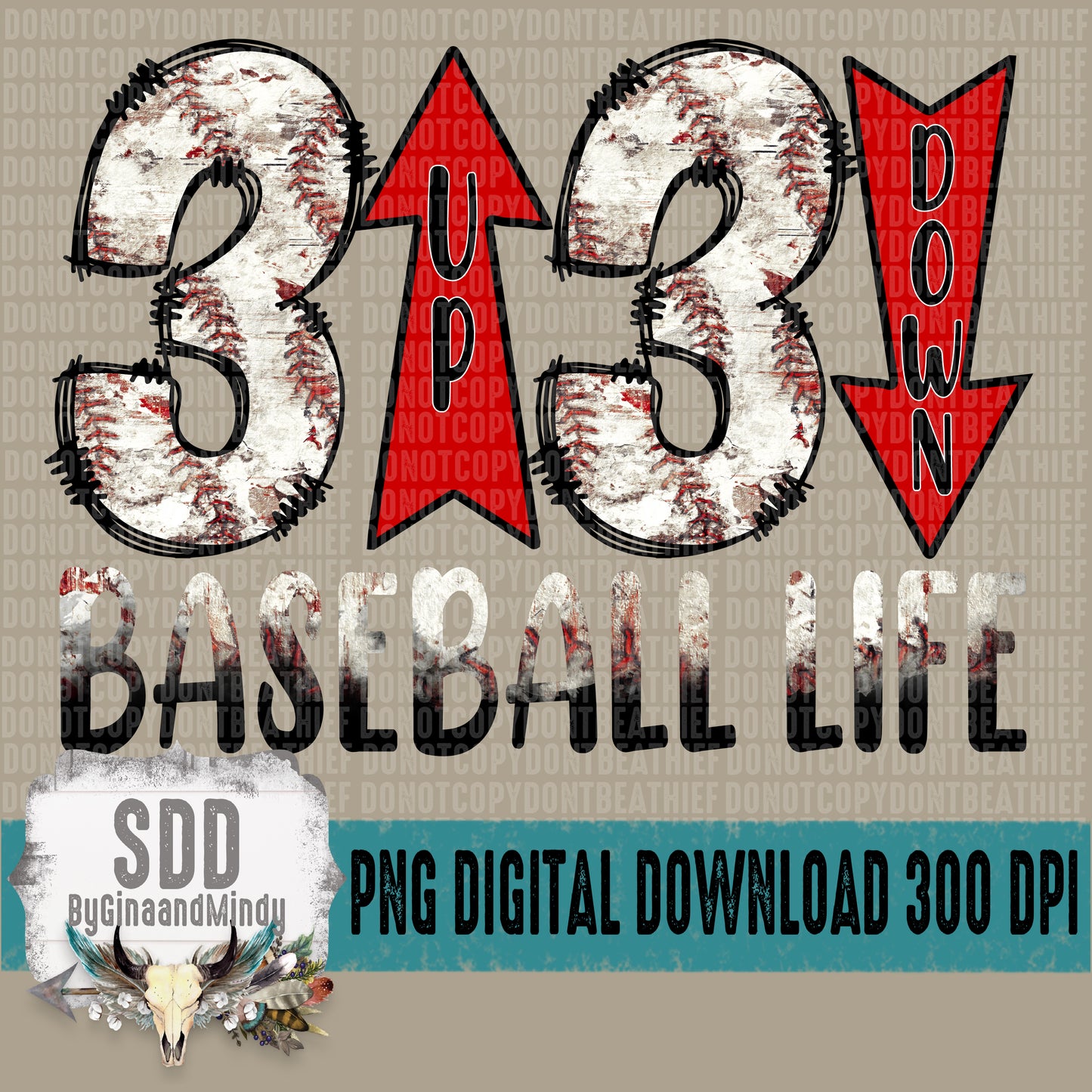 3 Up 3 Down Baseball