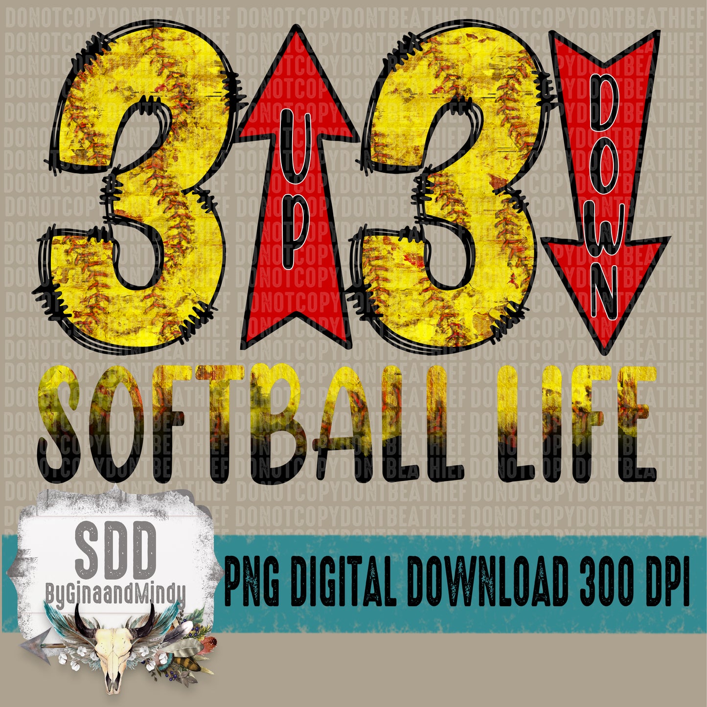 3 Up 3 Down Softball