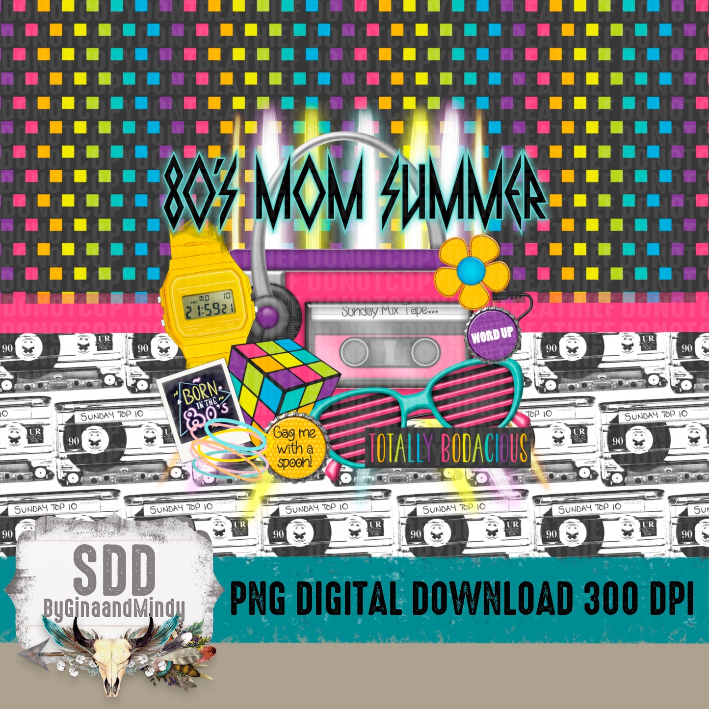 80s Mom Summer Tumbler