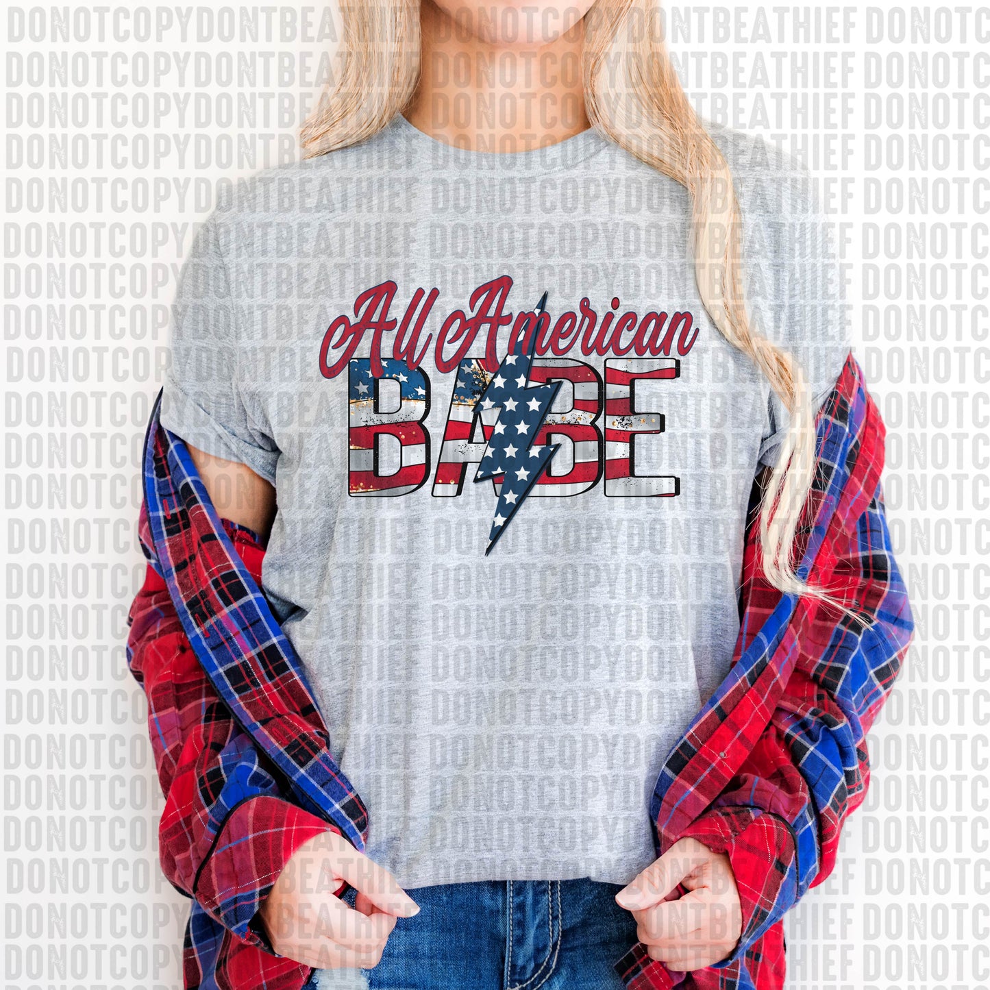 All American Babe Lighting Bolt