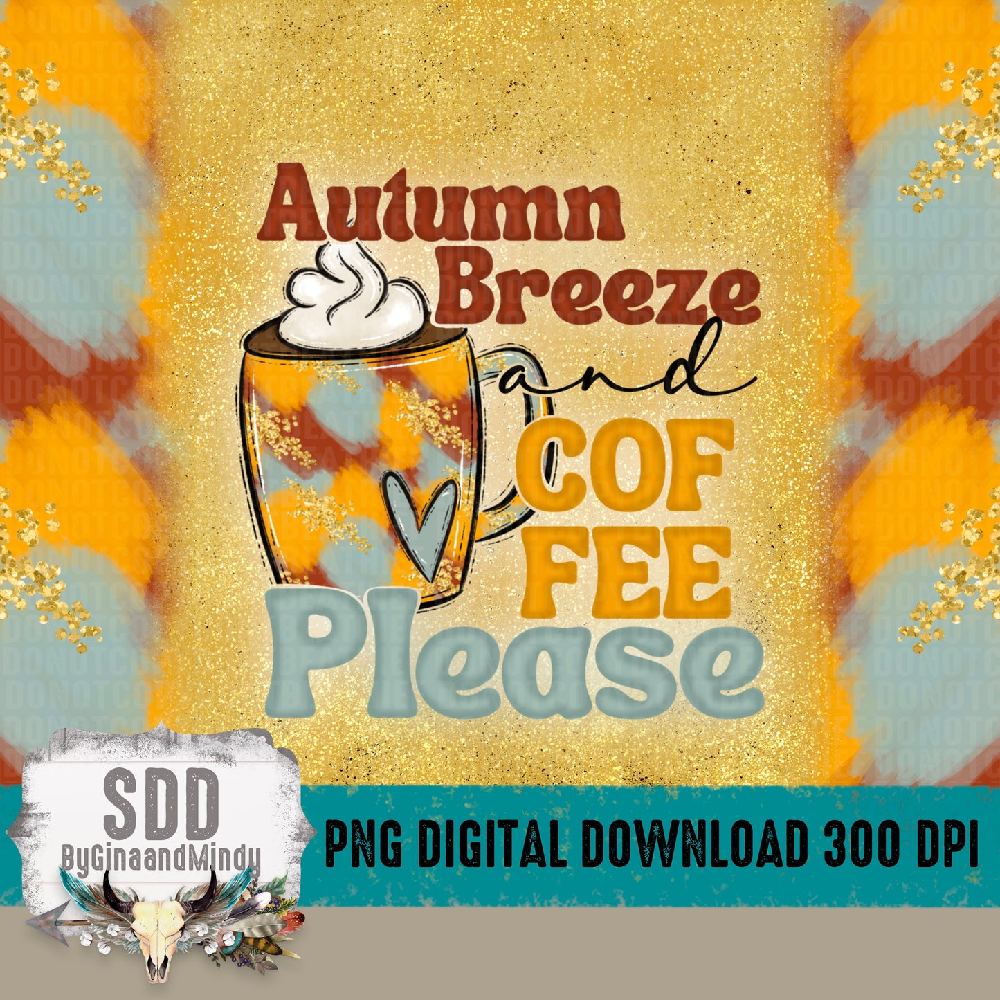 Autumn Breeze and COFFEE Please 20oz Tumbler