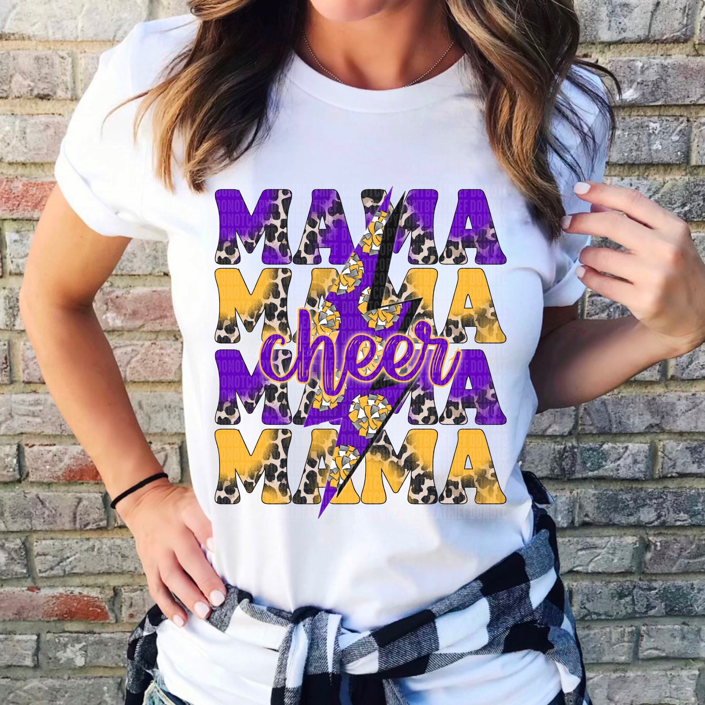 Cheer Mama Purple/Gold