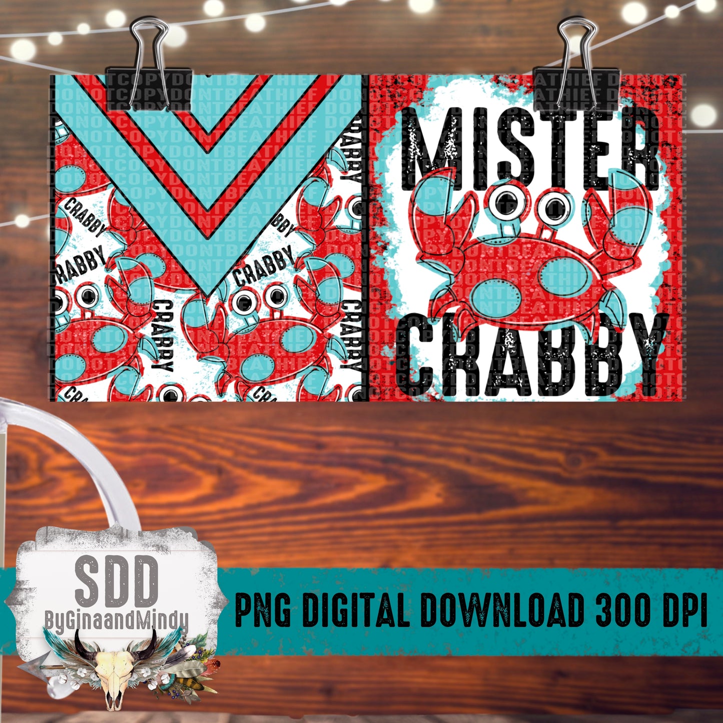 Crabby Bundle 12 oz Digital Tumbler