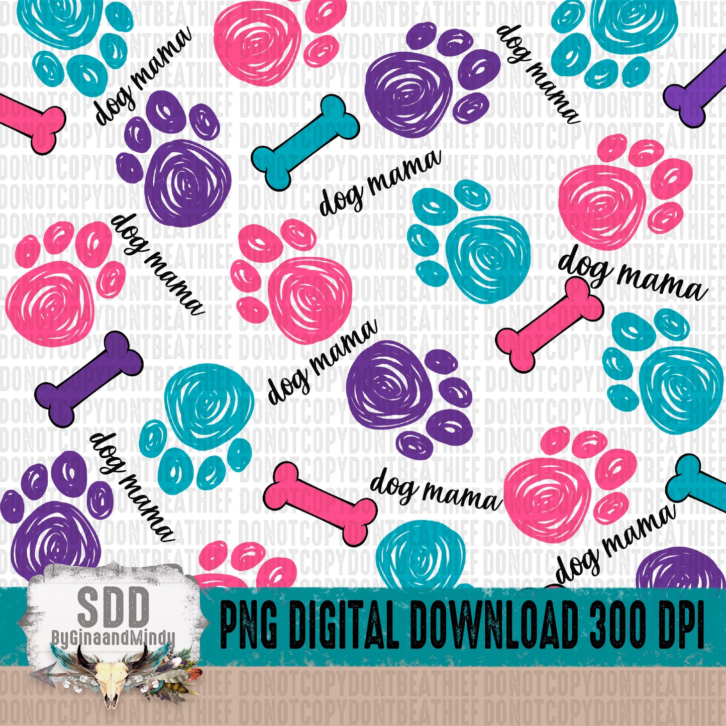 Dog Mama 20 oz Tumbler Wrap