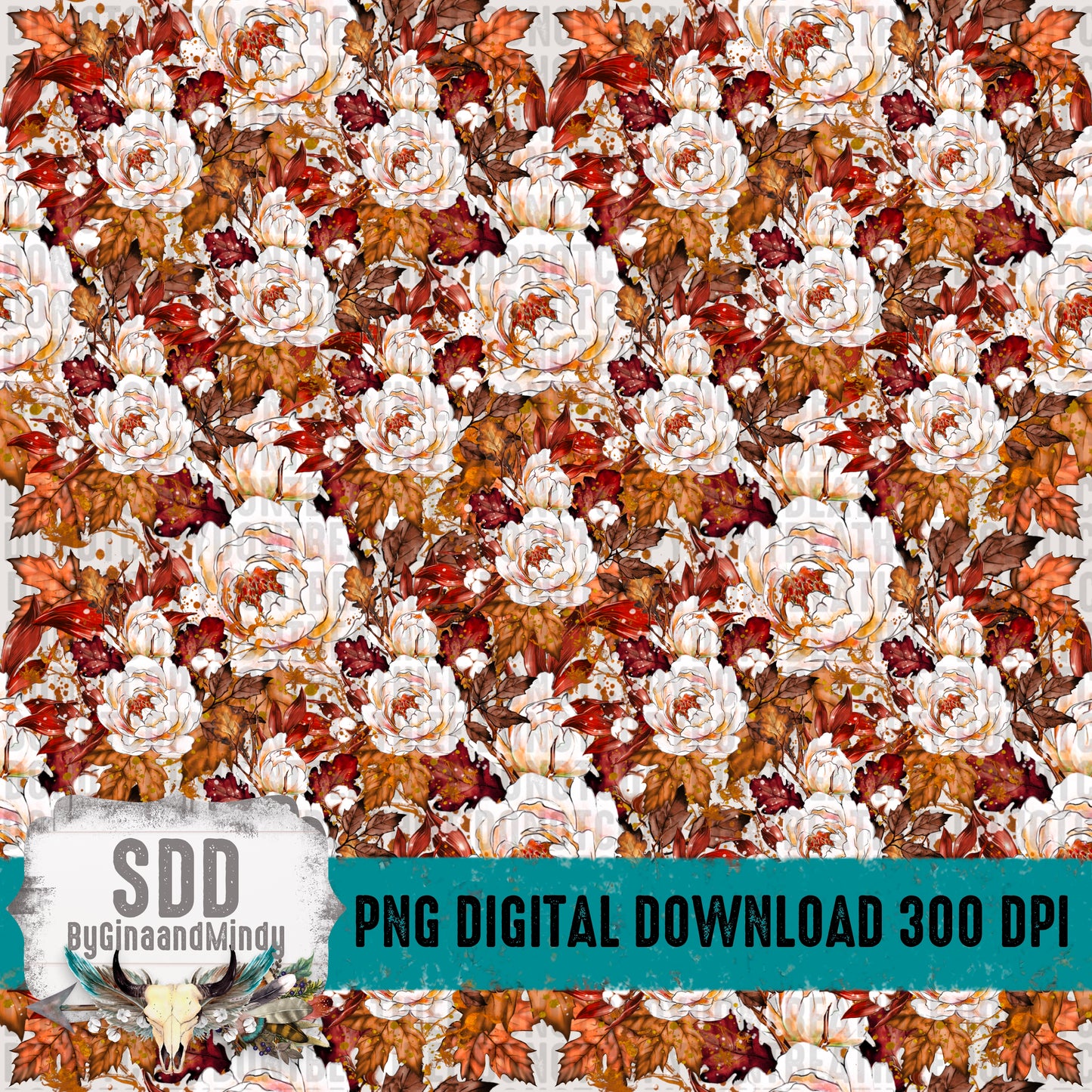 Fall Florals Seamless