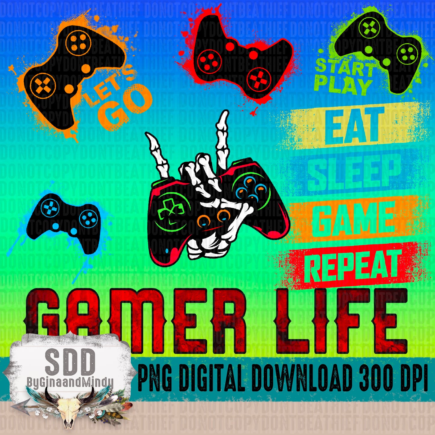 Gamer Life 20 oz Tumbler Wrap