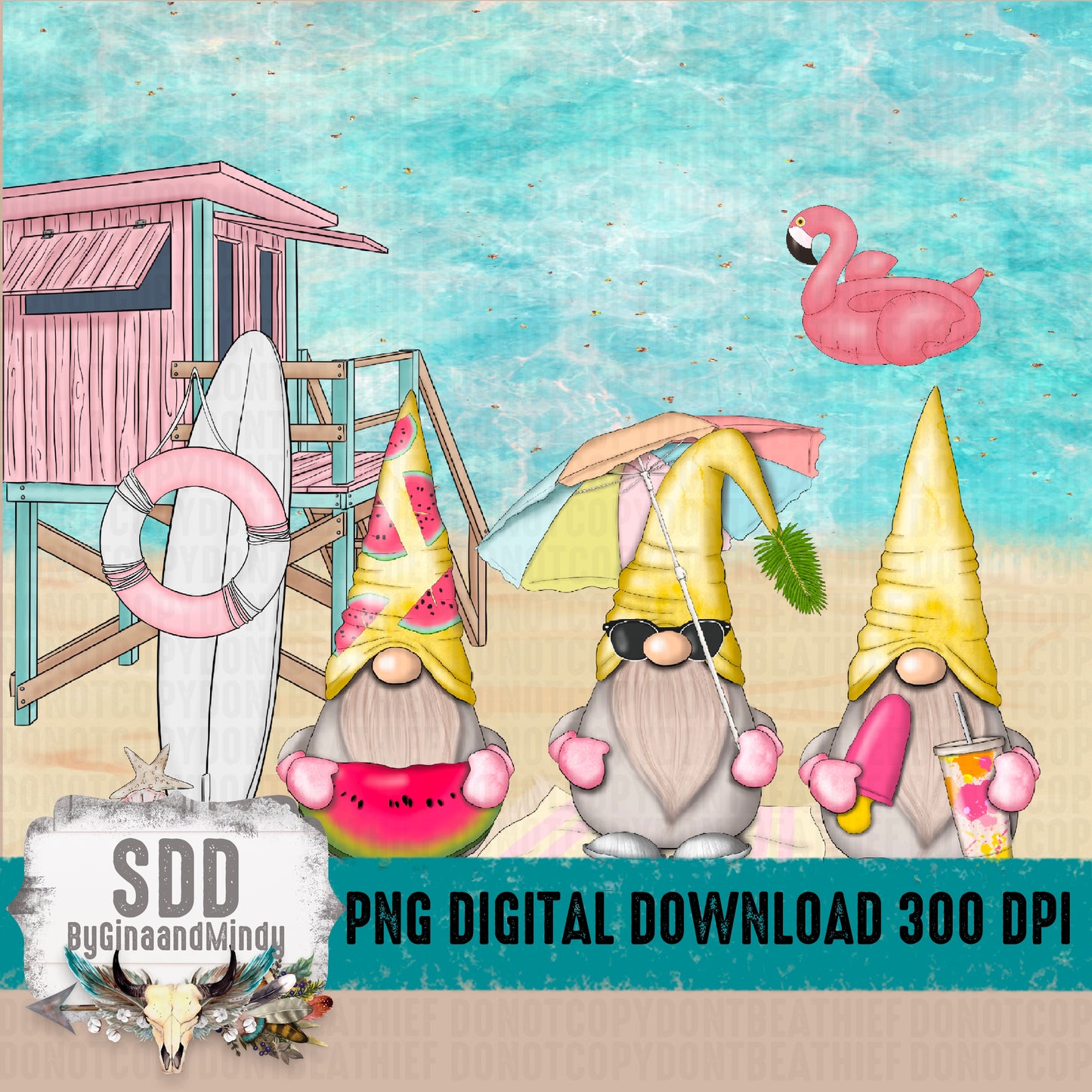 Summer Gnomes Tumbler