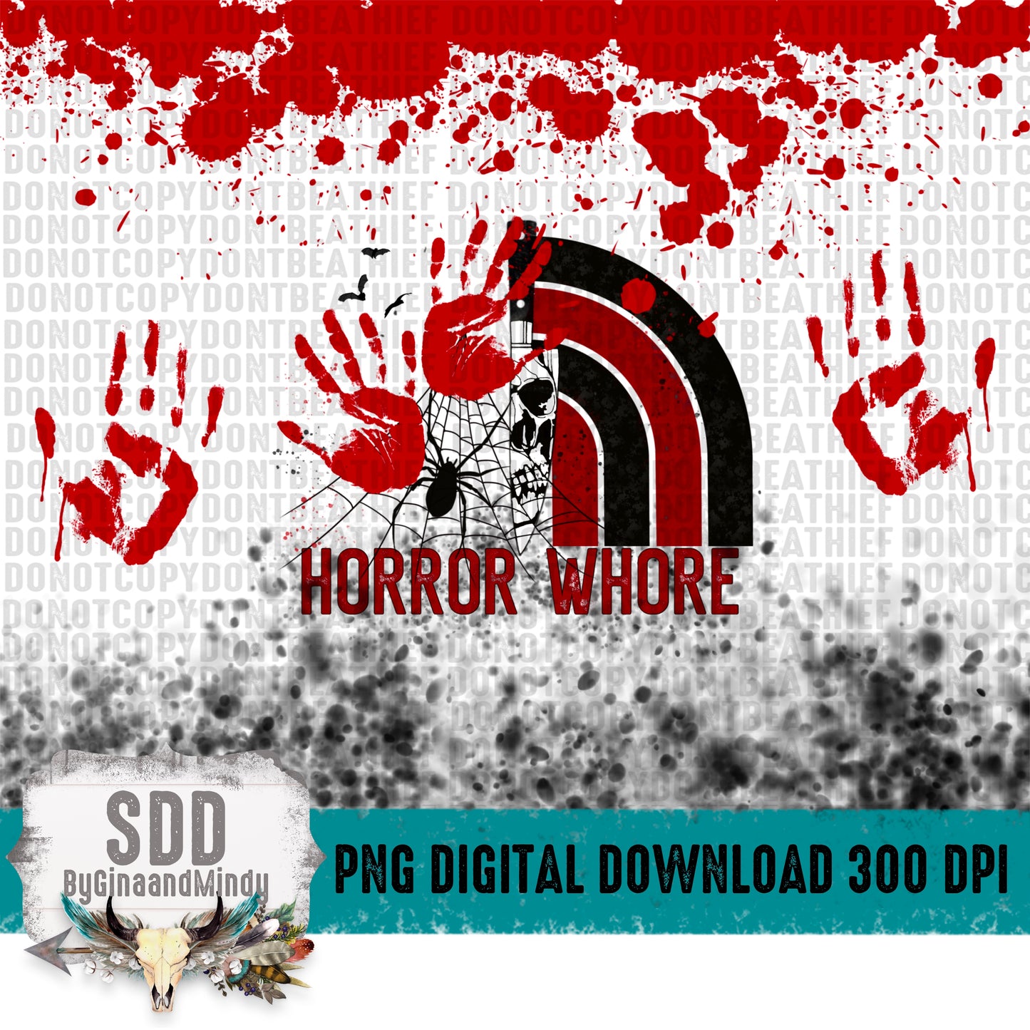 Horror Whore 20 oz Tumbler Wrap