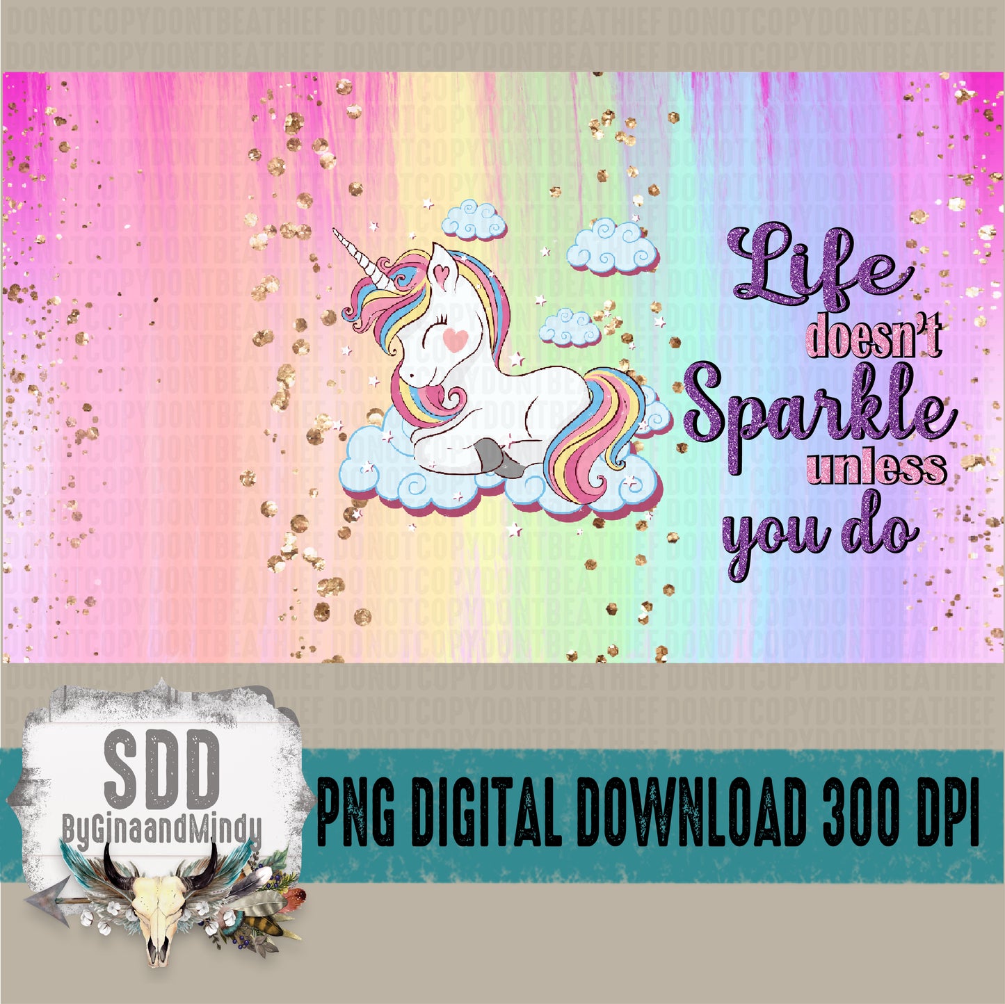 Life Doesn't Sparkle Tumbler
