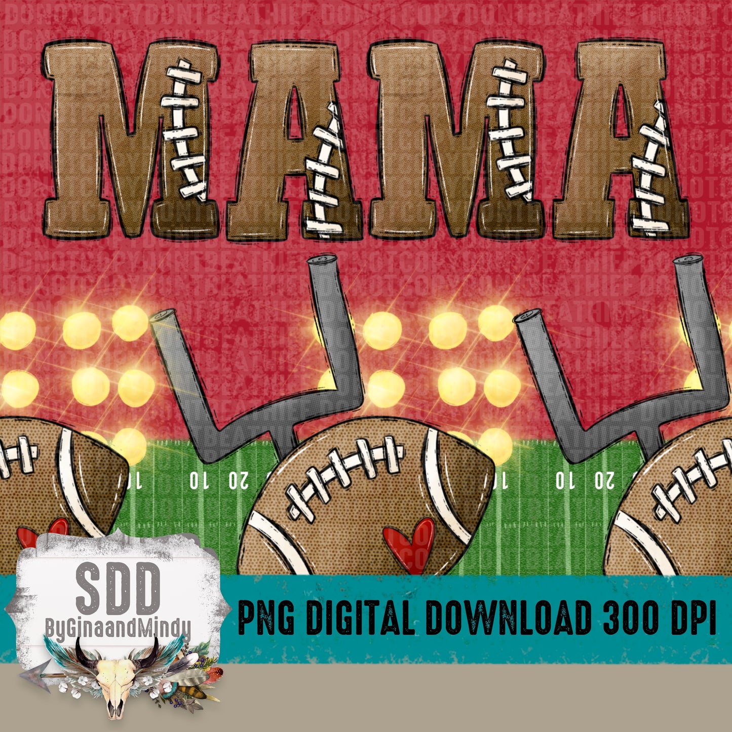 Mama Football Tumbler