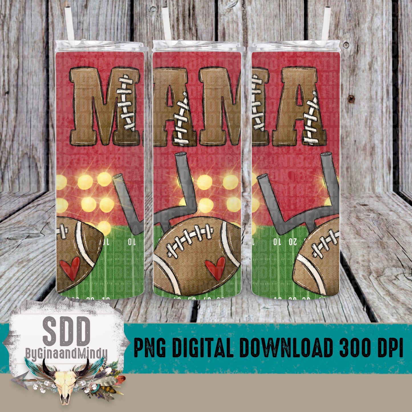 Mama Football Tumbler